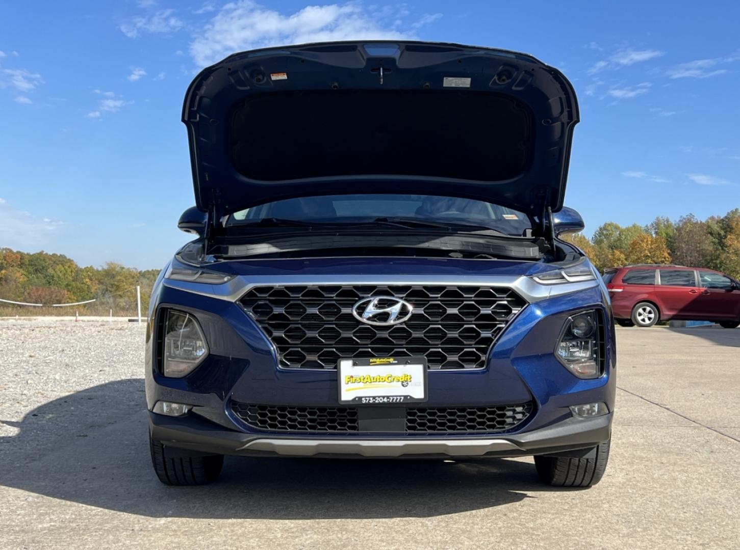 2019 BLUE /Gray Cloth HYUNDAI SANTA FE SEL (5NMS33AD2KH) with an 2.4L 4 Cyl. engine, Automatic transmission, located at 2990 Old Orchard Rd., Jackson, MO, 63755, 37.354214, -89.612106 - 2019 Hyundai Santa Fe SEL 86xxx miles Front Wheel Drive 2.4L 4 Cyl. Automatic Backup Camera Heated Seats Power Driver Seat Bluetooth Cruise Power Windows/Locks/Mirrors We have financing available and we accept trades! Fill out a credit application on our website or come by today! If you - Photo#31