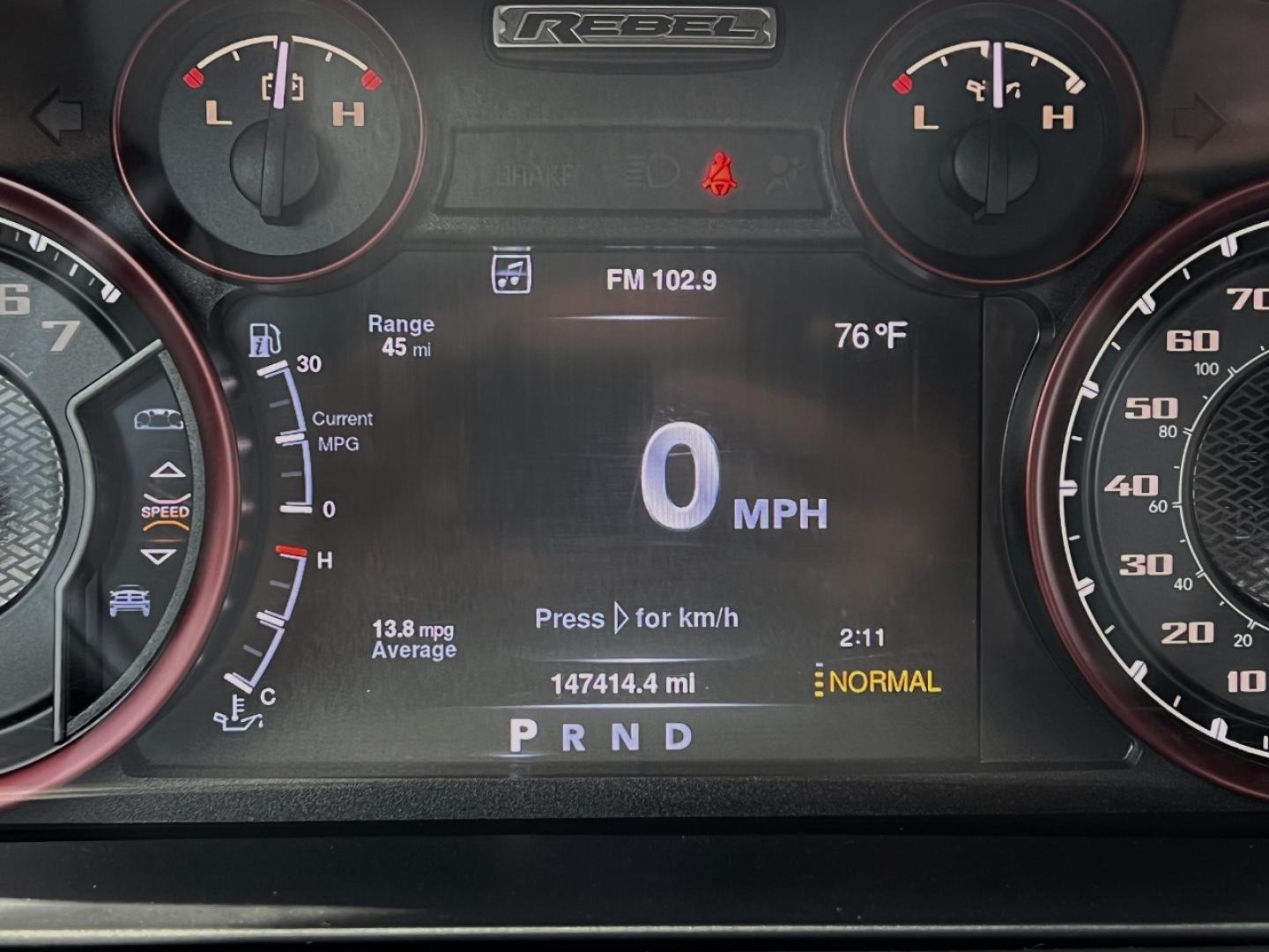 2015 GRAY /Black/Red Ram 1500 Rebel (1C6RR7YTXFS) with an HEMI 5.7L V8 engine, Automatic transmission, located at 506 S. Kingshighway, Cape Girardeau, MO, 63703, (573) 235-5000, 37.294991, -89.553635 - 2015 Ram 1500 Rebel 147xxx miles 4x4 5.7L V8 HEMI Automatic Backup Camera Power Driver Seat Heated Seats Heated Steering Wheel Bluetooth Remote Start Cruise Power Windows/Locks/Mirrors We have financing available and we accept trades! Fill out a credit application on our website or come - Photo#22