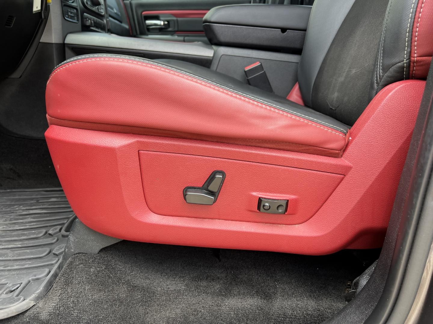 2015 GRAY /Black/Red Ram 1500 Rebel (1C6RR7YTXFS) with an HEMI 5.7L V8 engine, Automatic transmission, located at 506 S. Kingshighway, Cape Girardeau, MO, 63703, (573) 235-5000, 37.294991, -89.553635 - 2015 Ram 1500 Rebel 147xxx miles 4x4 5.7L V8 HEMI Automatic Backup Camera Power Driver Seat Heated Seats Heated Steering Wheel Bluetooth Remote Start Cruise Power Windows/Locks/Mirrors We have financing available and we accept trades! Fill out a credit application on our website or come - Photo#5