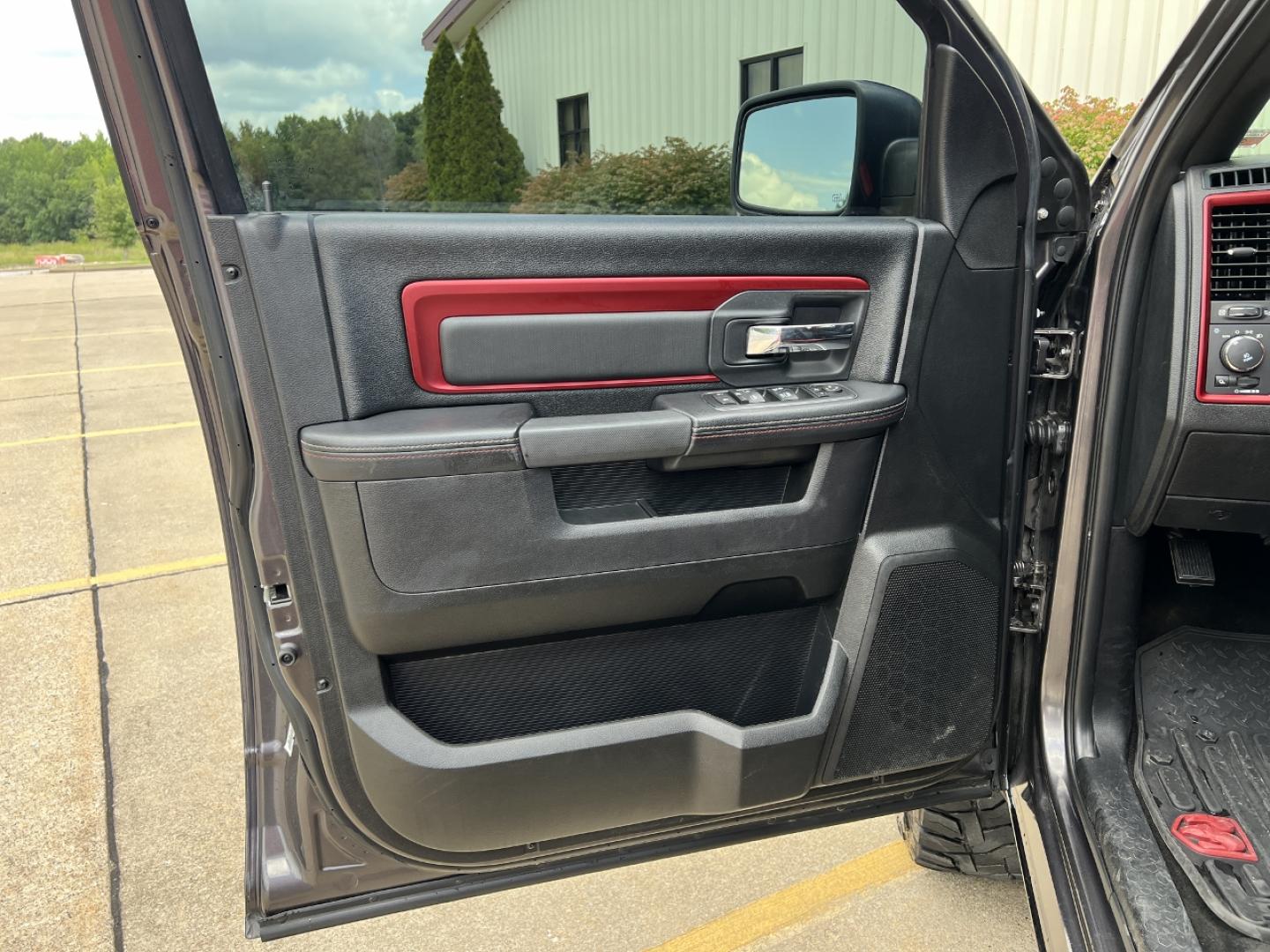 2015 GRAY /Black/Red Ram 1500 Rebel (1C6RR7YTXFS) with an HEMI 5.7L V8 engine, Automatic transmission, located at 506 S. Kingshighway, Cape Girardeau, MO, 63703, (573) 235-5000, 37.294991, -89.553635 - 2015 Ram 1500 Rebel 147xxx miles 4x4 5.7L V8 HEMI Automatic Backup Camera Power Driver Seat Heated Seats Heated Steering Wheel Bluetooth Remote Start Cruise Power Windows/Locks/Mirrors We have financing available and we accept trades! Fill out a credit application on our website or come - Photo#14