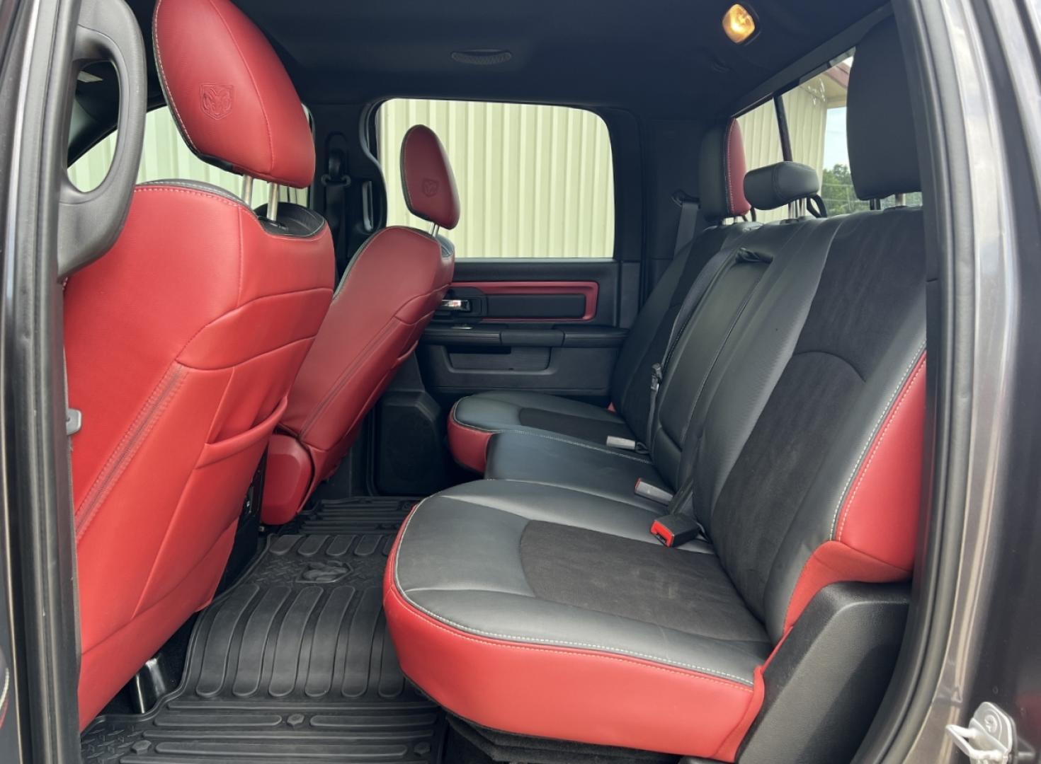 2015 GRAY /Black/Red Ram 1500 Rebel (1C6RR7YTXFS) with an HEMI 5.7L V8 engine, Automatic transmission, located at 506 S. Kingshighway, Cape Girardeau, MO, 63703, (573) 235-5000, 37.294991, -89.553635 - 2015 Ram 1500 Rebel 147xxx miles 4x4 5.7L V8 HEMI Automatic Backup Camera Power Driver Seat Heated Seats Heated Steering Wheel Bluetooth Remote Start Cruise Power Windows/Locks/Mirrors We have financing available and we accept trades! Fill out a credit application on our website or come - Photo#18