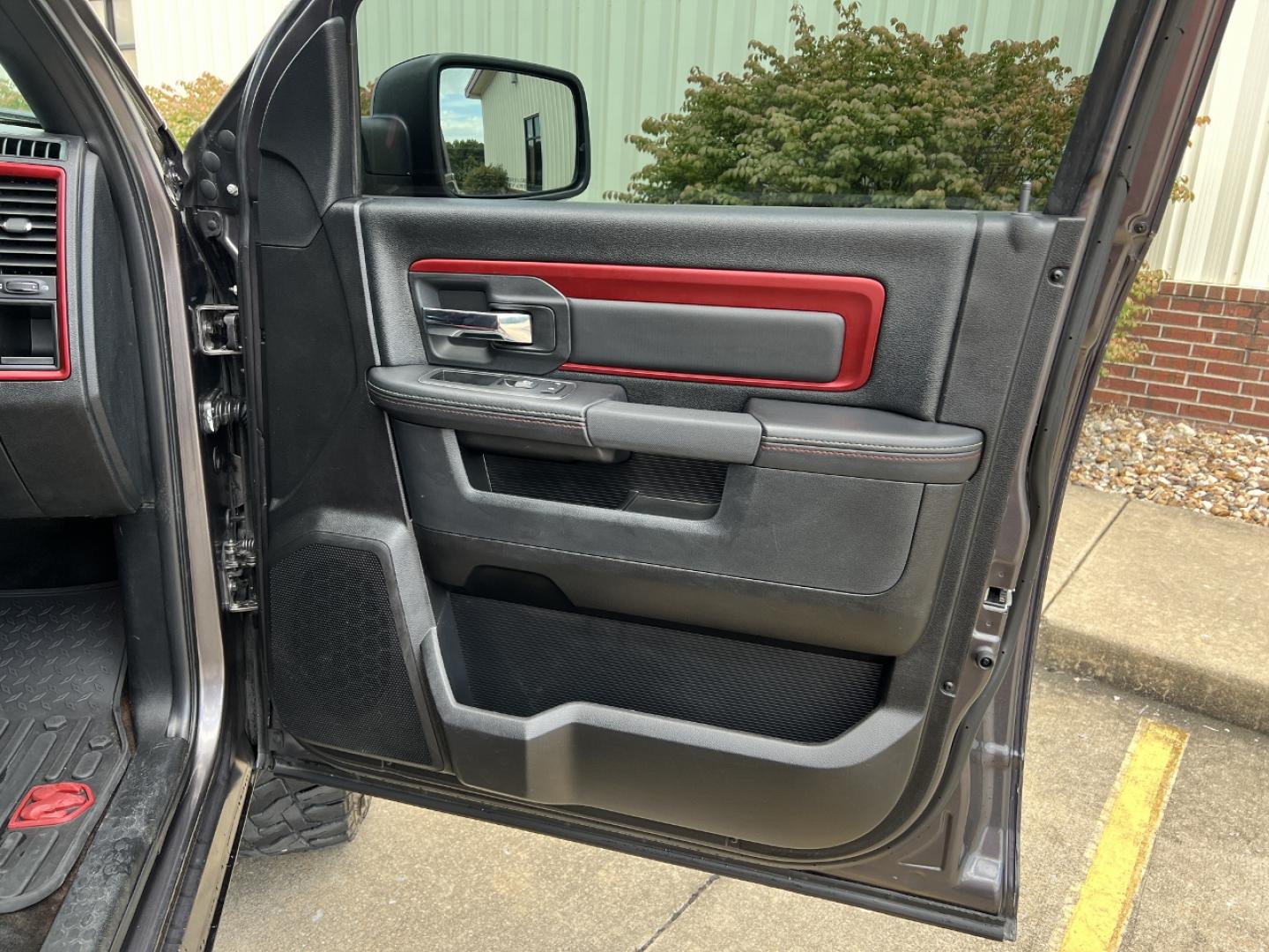 2015 GRAY /Black/Red Ram 1500 Rebel (1C6RR7YTXFS) with an HEMI 5.7L V8 engine, Automatic transmission, located at 506 S. Kingshighway, Cape Girardeau, MO, 63703, (573) 235-5000, 37.294991, -89.553635 - 2015 Ram 1500 Rebel 147xxx miles 4x4 5.7L V8 HEMI Automatic Backup Camera Power Driver Seat Heated Seats Heated Steering Wheel Bluetooth Remote Start Cruise Power Windows/Locks/Mirrors We have financing available and we accept trades! Fill out a credit application on our website or come - Photo#16