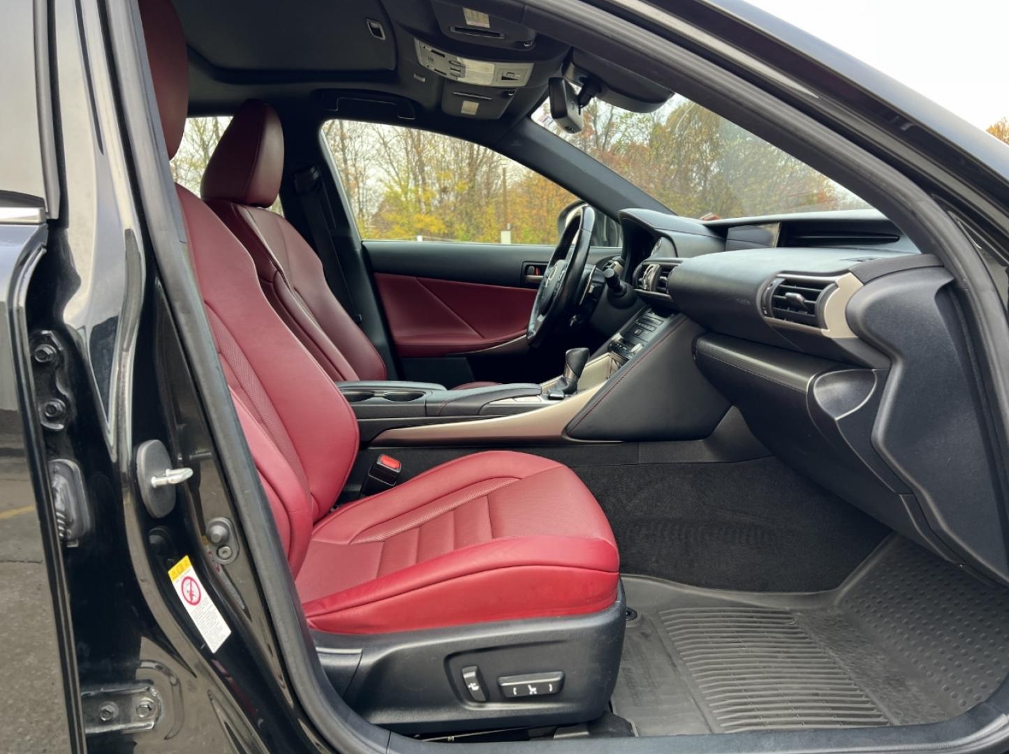 2018 BLACK /Red Leather LEXUS IS 350 (JTHCZ1D22J5) with an 3.5L V6 engine, Automatic transmission, located at 2990 Old Orchard Rd., Jackson, MO, 63755, 37.354214, -89.612106 - 2018 Lexus IS 350 112xxx miles All Wheel Drive 3.5L V6 Automatic Leather Navigation Backup Camera Power/Heated/Cooled Seats Heated Steering Wheel Sunroof Cruise Power Windows/Locks/Mirrors We have financing available and we accept trades! Fill out a credit application on our website or - Photo#17
