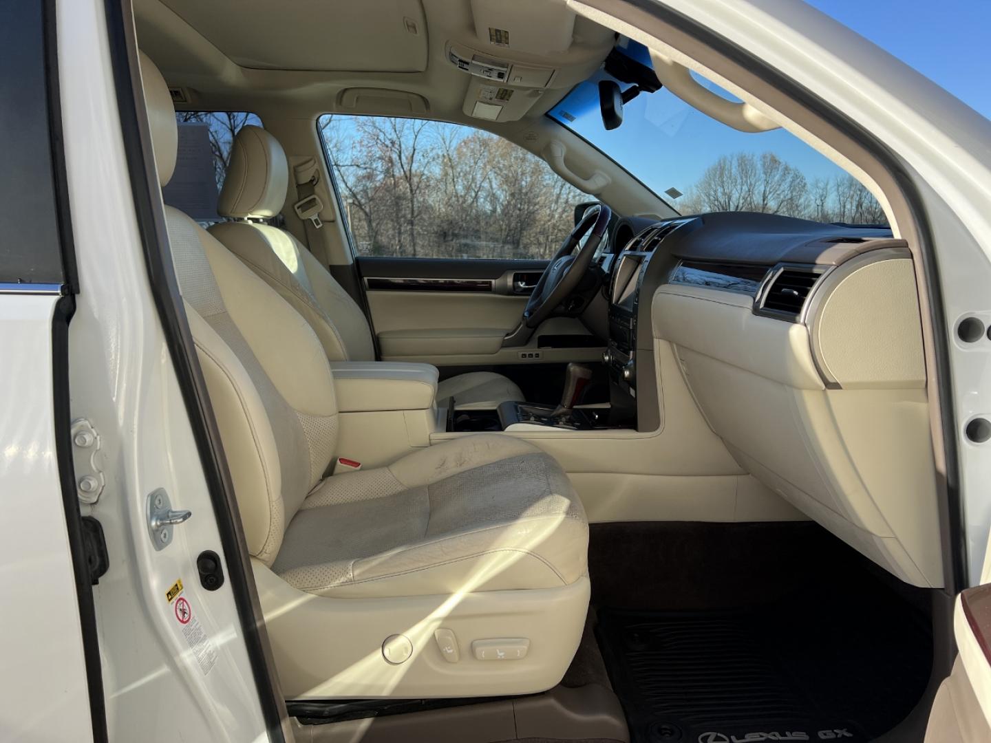 2014 WHITE /Tan Leather LEXUS GX 460 PREMIUM (JTJJM7FX7E5) with an 4.6L V6 engine, Automatic transmission, located at 2990 Old Orchard Rd., Jackson, MO, 63755, 37.354214, -89.612106 - 2014 Lexus GX 460 Premium Local 1-Owner 231xxx miles All Wheel Drive 4.6L V8 Automatic Leather 3rd Row Navigation Backup Camera Power/Heated/Cooled Seats Heated Rear Seats Heated Steering Wheel Sunroof Bluetooth Cruise Power Windows/Locks/Mirrors We have financing available and we a - Photo#19