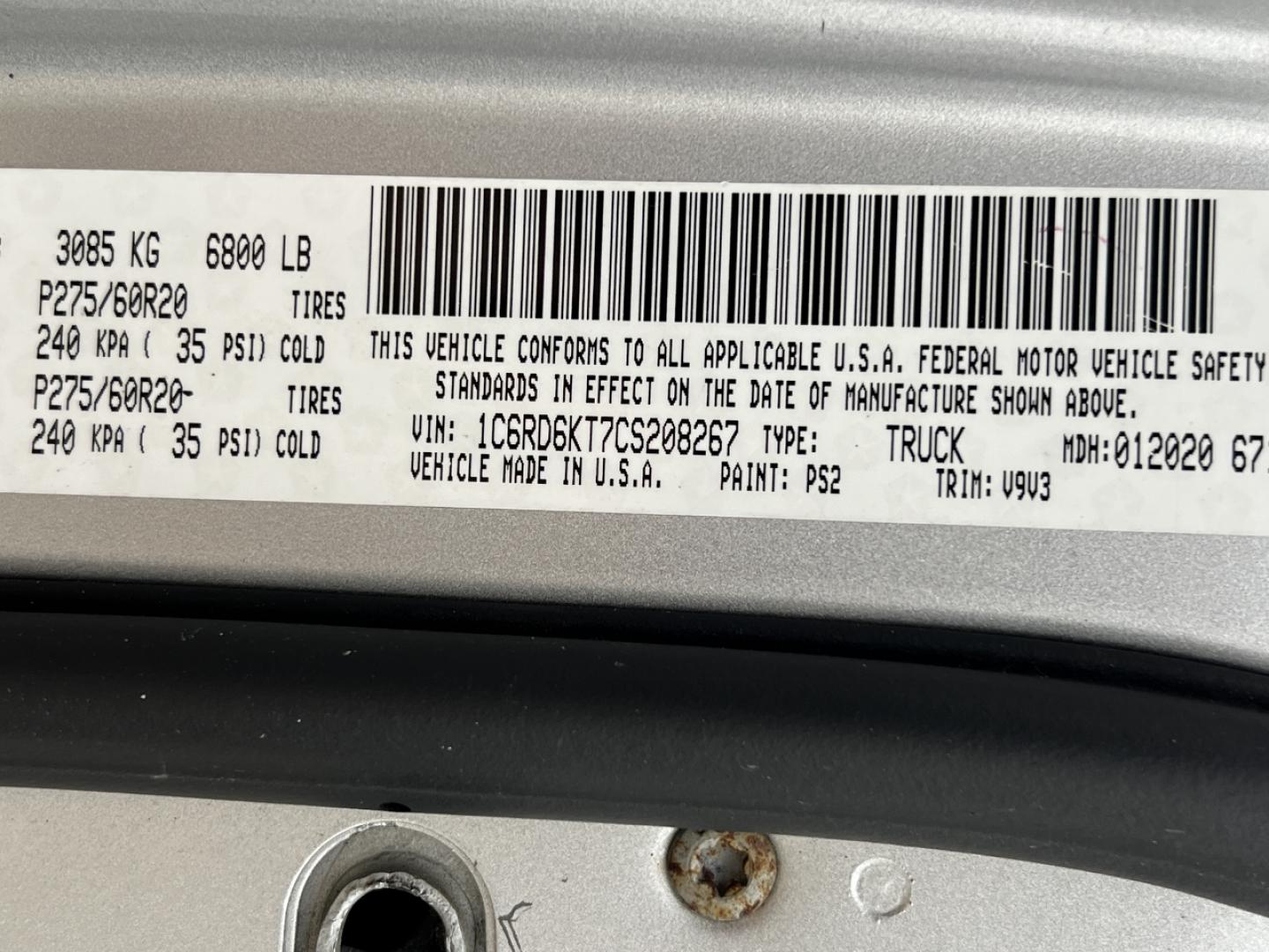 2012 SILVER /Black Cloth DODGE RAM 1500 EXPRESS (1C6RD6KT7CS) with an 5.7L V8 engine, Automatic transmission, located at 2990 Old Orchard Rd., Jackson, MO, 63755, 37.354214, -89.612106 - 2012 Ram 1500 Express 1-Owner 104xxx miles Rear Wheel Drive 5.7L V8 HEMI Automatic Cruise Power Windows/Locks/Mirrors We have financing available and we accept trades! Fill out a credit application on our website or come by today! If you have any questions, give us a call at (573) 204-7777 - Photo#50