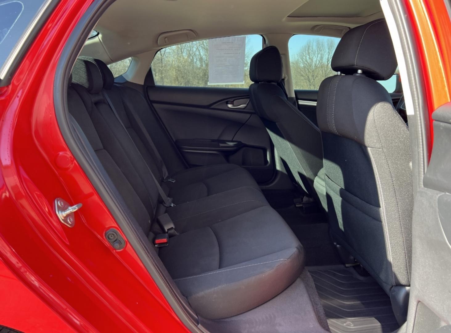 2017 RED /Black Cloth Honda Civic EX-T Sedan CVT (2HGFC1F31HH) with an 1.5L 4 Cyl. TURBO engine, CVT transmission, located at 2990 Old Orchard Rd., Jackson, MO, 63755, 37.354214, -89.612106 - 2017 Honda Civic EX-T Local 1-Owner 144xxx miles Front Wheel Drive 1.5L 4 Cyl. Automatic Backup Camera Heated Seats Sunroof Bluetooth Cruise Remote Start Power Windows/Locks/Mirrors We have financing available and we accept trades! Fill out a credit application on our website or come by - Photo#18