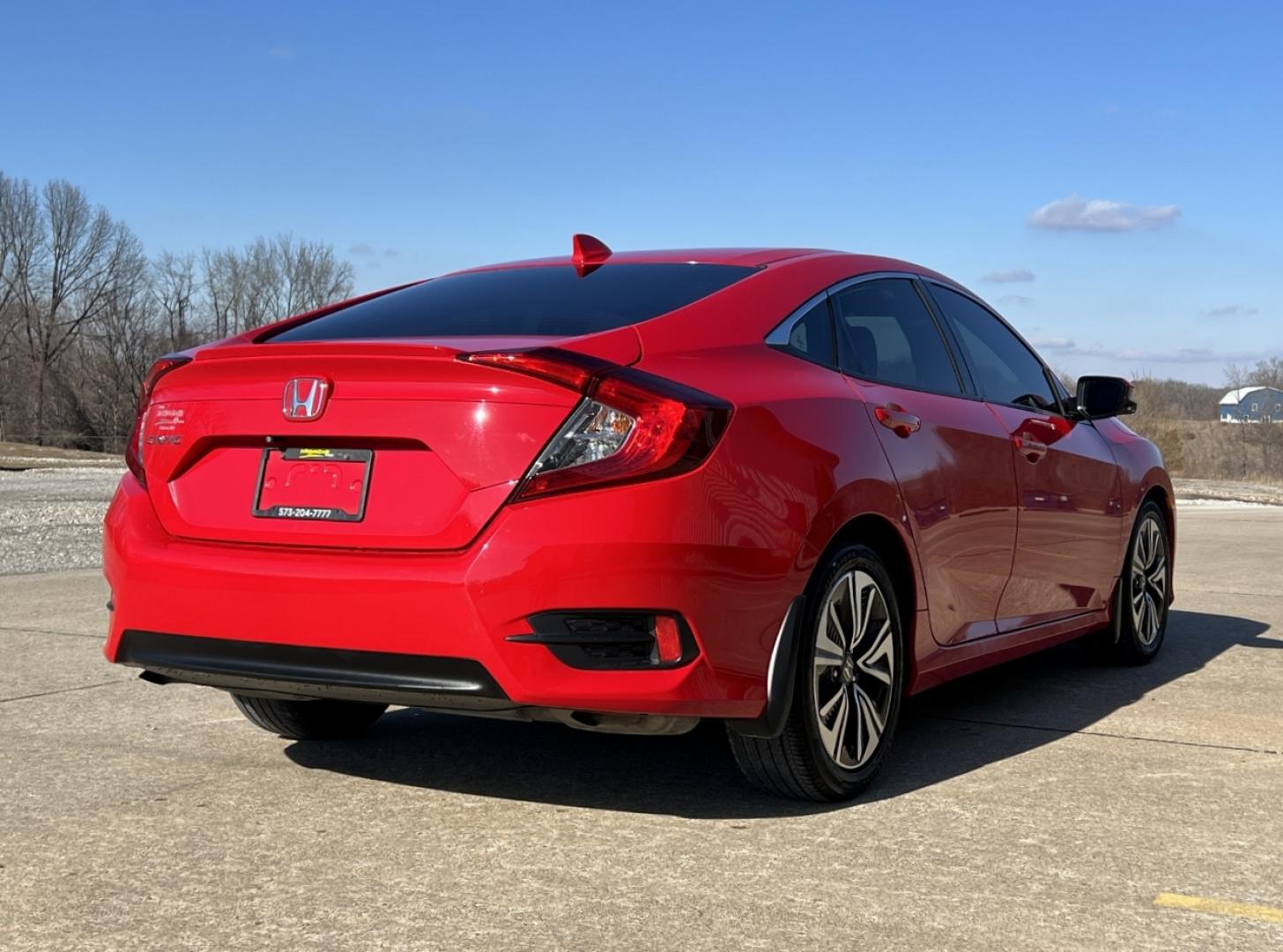 2017 RED /Black Cloth Honda Civic EX-T Sedan CVT (2HGFC1F31HH) with an 1.5L 4 Cyl. TURBO engine, CVT transmission, located at 2990 Old Orchard Rd., Jackson, MO, 63755, 37.354214, -89.612106 - 2017 Honda Civic EX-T Local 1-Owner 144xxx miles Front Wheel Drive 1.5L 4 Cyl. Automatic Backup Camera Heated Seats Sunroof Bluetooth Cruise Remote Start Power Windows/Locks/Mirrors We have financing available and we accept trades! Fill out a credit application on our website or come by - Photo#9