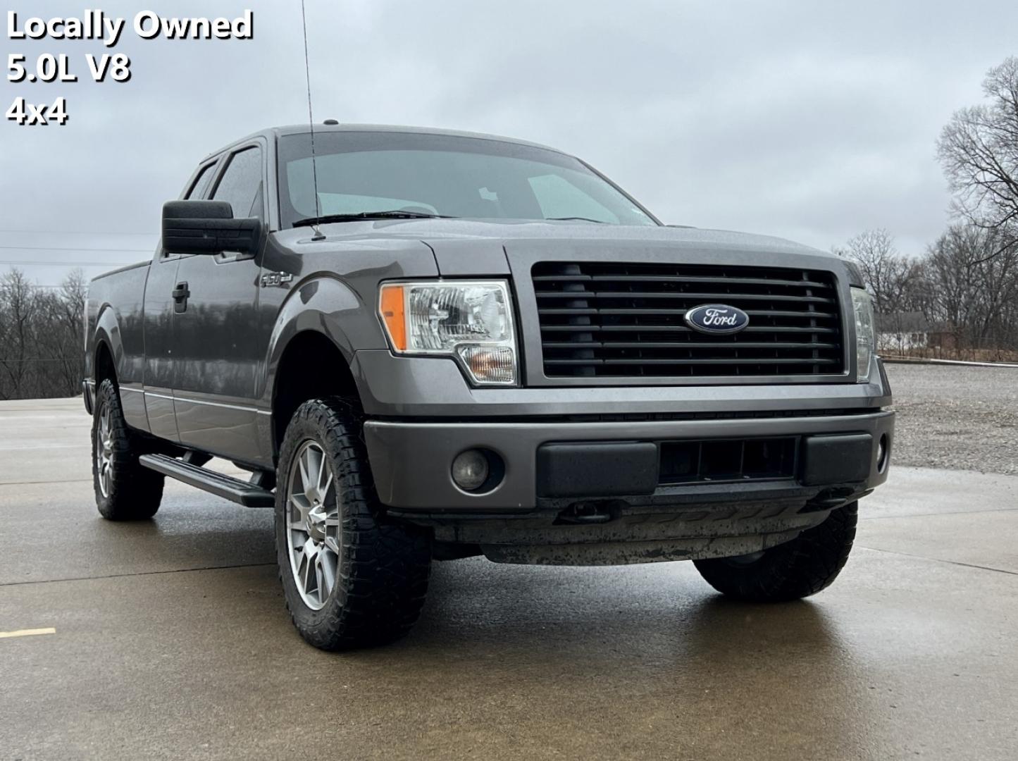 2014 SILVER /Black Cloth FORD F150 STX (1FTFX1EF9EK) with an 5.0L V8 engine, Automatic transmission, located at 2990 Old Orchard Rd., Jackson, MO, 63755, 37.354214, -89.612106 - 2014 Ford F150 STX 163xxx miles 4x4 5.0L V8 Automatic Cruise Power Windows/Locks/Mirrors We have financing available and we accept trades! Fill out a credit application on our website or come by today! If you have any questions, give us a call at (573) 204-7777 or visit our website at firsta - Photo#0