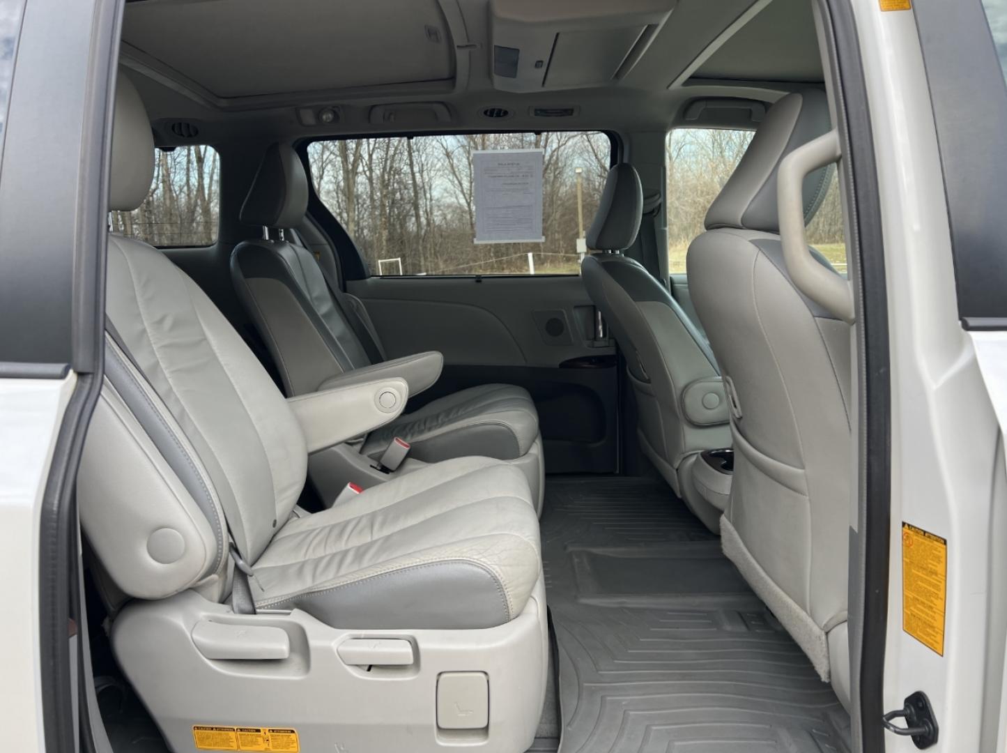 2013 WHITE /Gray Leather Toyota Sienna LIMITED FWD (5TDYK3DC0DS) with an 3.5L V6 engine, Automatic transmission, located at 2990 Old Orchard Rd., Jackson, MO, 63755, 37.354214, -89.612106 - 2013 Toyota Sienna Limited 247xxx miles Front Wheel Drive 3.5L V6 Automatic Leather 3rd Row Navigation Rear Entertainment Backup Camera Power/Heated Seats Bluetooth Cruise Power Windows/Locks/Mirrors We have financing available and we accept trades! Fill out a credit application on our - Photo#20