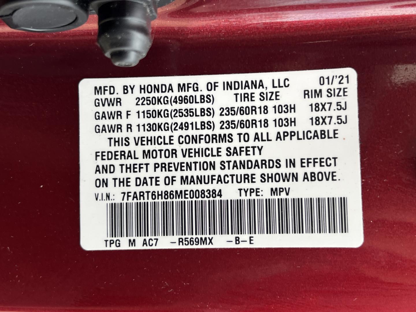 2021 RED /Gray Leather HONDA CR-V EX-L (7FART6H86ME) with an 2.0L 4 Cyl. Hybrid engine, Continuously Variable transmission, located at 2990 Old Orchard Rd., Jackson, MO, 63755, 37.354214, -89.612106 - 2021 Honda CR-V HYBRID EX-L Local 1-Owner 90xxx miles All Wheel Drive 2.0L 4 Cyl. Hybrid Automatic Leather Power/Heated Seats Heated Steering Wheel Backup Camera Sunroof Bluetooth Remote Start Cruise Power Windows/Locks/Mirrors We have financing available and we accept trades! Fill ou - Photo#42