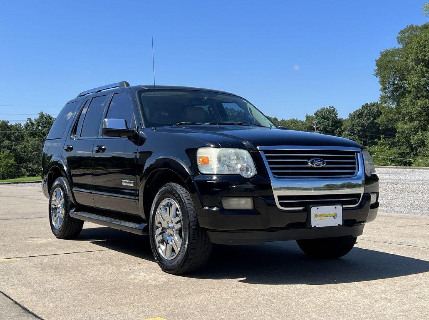 2007 BLACK FORD EXPLORER LIMITED (1FMEU75E27U) with an 4.0L engine, Automatic transmission, located at 2990 Old Orchard Rd., Jackson, MO, 63755, 37.354214, -89.612106 - Photo#0