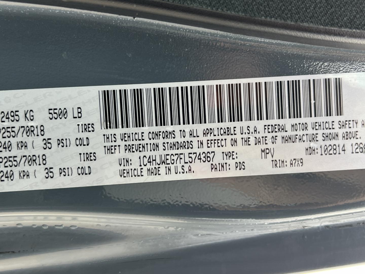 2015 GRAY /Black Cloth JEEP WRANGLER UNLIMI SAHARA (1C4HJWEG7FL) with an 3.6L V6 engine, Automatic transmission, located at 2990 Old Orchard Rd., Jackson, MO, 63755, 37.354214, -89.612106 - 2015 Jeep Wrangler Unlimited Sahara 114xxx miles 4 Wheel Drive 3.6L V6 Automatic Navigation Heated Seats 20" Wheels Bluetooth Cruise Power Windows/Locks/Mirrors We have financing available and we accept trades! Fill out a credit application on our website or come by today! If you have an - Photo#49