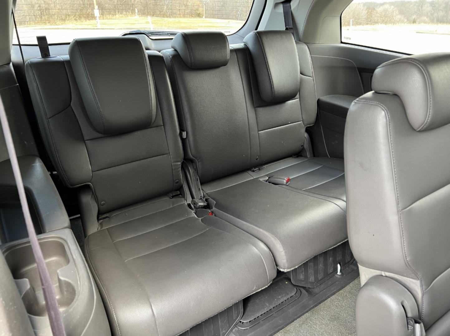 2015 SILVER /Gray Leather Honda Odyssey EX-L (5FNRL5H63FB) with an 3.5L V6 engine, Automatic transmission, located at 2990 Old Orchard Rd., Jackson, MO, 63755, 37.354214, -89.612106 - 2015 Honda Odyssey EX-L 224xxx miles Front Wheel Drive 3.5L V6 Automatic Leather 3rd Row New Tires Backup Camera Power/Heated Seats Sunroof Bluetooth Cruise Power Windows/Locks/Mirrors We have financing available and we accept trades! Fill out a credit application on our website or com - Photo#19