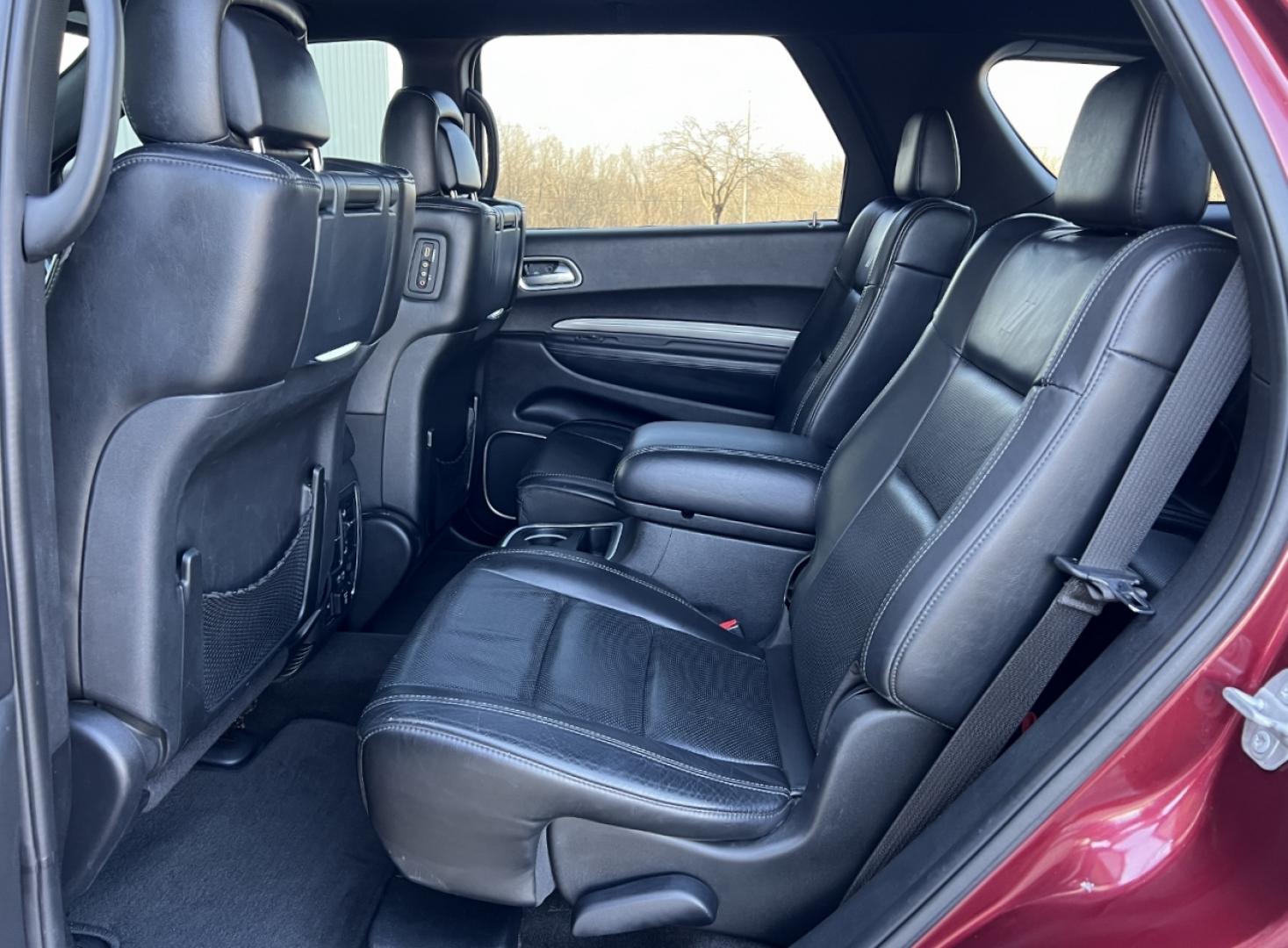 2018 MAROON /Black Leather Dodge Durango Citadel AWD (1C4RDJEG8JC) with an 3.6L V6 engine, Automatic transmission, located at 2990 Old Orchard Rd., Jackson, MO, 63755, 37.354214, -89.612106 - 2018 Dodge Durango Citadel 131xxx miles All Wheel Drive 3.6L V6 Automatic Leather 3rd Row Navigation Rear Entertainment Backup Camera Sunroof Power/Heated/Cooled Seats Heated Rear Seats Heated Steering Wheel Bluetooth Remote Start Cruise Power Windows/Locks/Mirrors We have financin - Photo#21