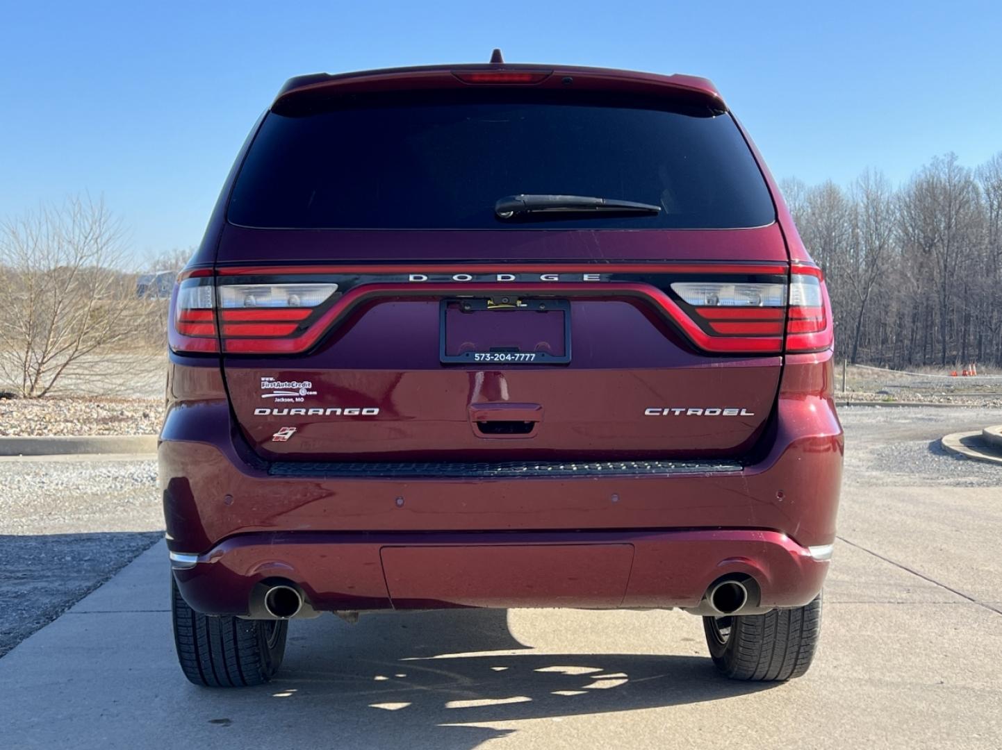 2018 MAROON /Black Leather Dodge Durango Citadel AWD (1C4RDJEG8JC) with an 3.6L V6 engine, Automatic transmission, located at 2990 Old Orchard Rd., Jackson, MO, 63755, 37.354214, -89.612106 - 2018 Dodge Durango Citadel 131xxx miles All Wheel Drive 3.6L V6 Automatic Leather 3rd Row Navigation Rear Entertainment Backup Camera Sunroof Power/Heated/Cooled Seats Heated Rear Seats Heated Steering Wheel Bluetooth Remote Start Cruise Power Windows/Locks/Mirrors We have financin - Photo#15