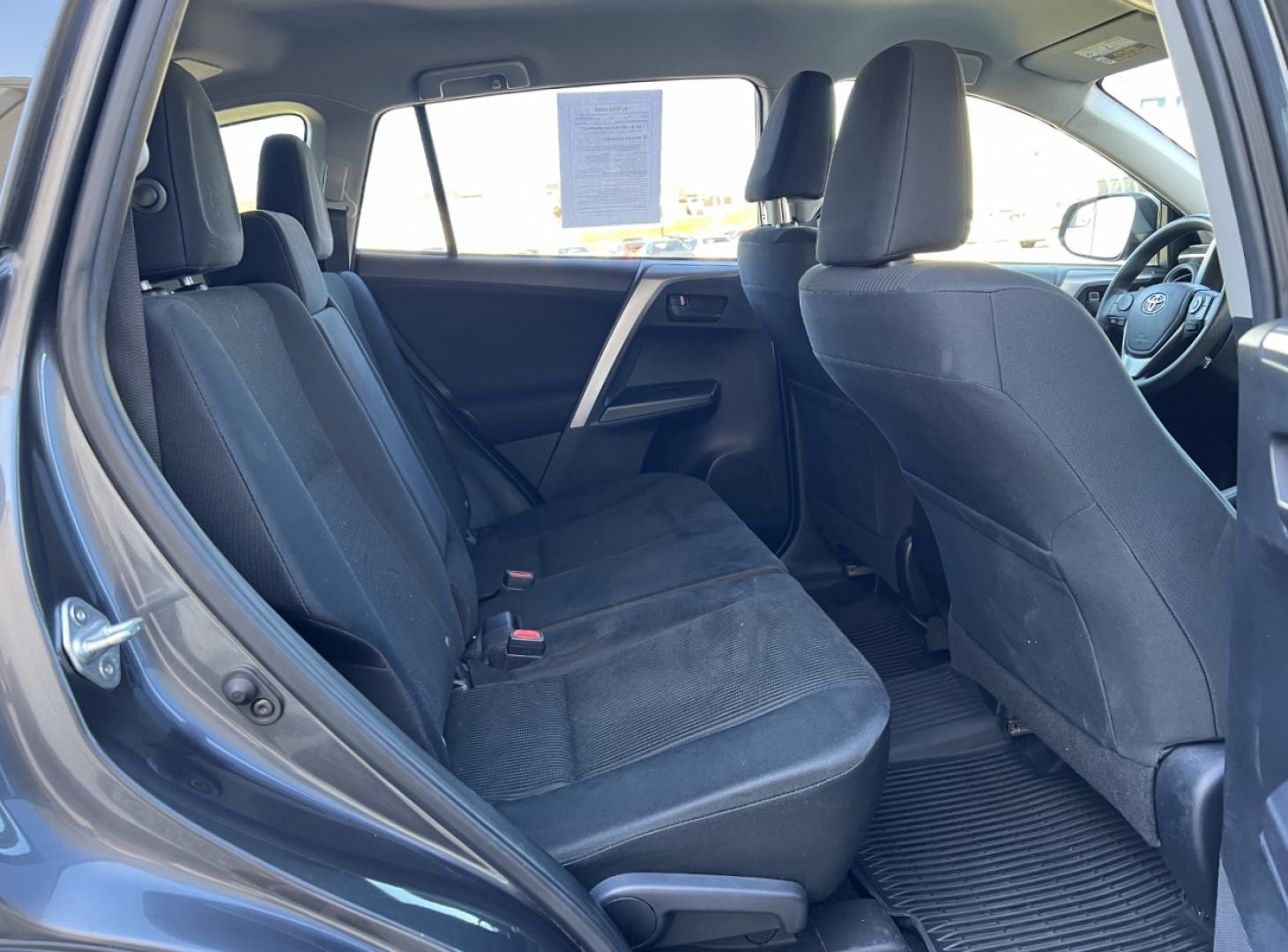 2018 GREY /Black Cloth TOYOTA RAV4 LE (JTMBFREV9JJ) with an 2.5L 4 Cyl. engine, Automatic transmission, located at 506 S. Kingshighway, Cape Girardeau, MO, 63703, 37.294994, -89.556206 - 2018 Toyota RAV4 LE 110xxx miles All Wheel Drive 2.5L 4 Cyl. Automatic Backup Camera Bluetooth Cruise Power Windows/Locks/Mirrors We have financing available and we accept trades! Fill out a credit application on our website or come by today! If you have any questions, give us a call at (5 - Photo#15
