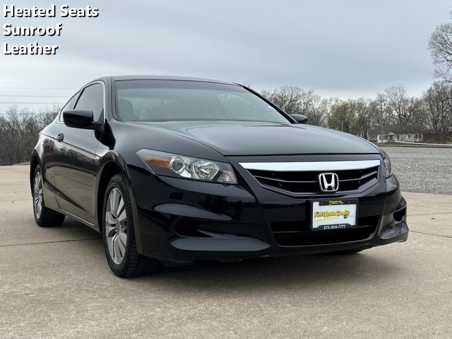 2012 BLACK /Black Leather HONDA ACCORD EXL (1HGCS1B88CA) with an 2.4L 4 Cyl. engine, Automatic transmission, located at 2990 Old Orchard Rd., Jackson, MO, 63755, 37.354214, -89.612106 - 2012 Honda Accord EX-L 121xxx miles Front Wheel Drive 2.4L 4 Cyl. Automatic Leather Power Driver Seat Heated Seats Sunroof Cruise Power Windows/Locks/Mirrors We have financing available and we accept trades! Fill out a credit application on our website or come by today! If you have any q - Photo#0