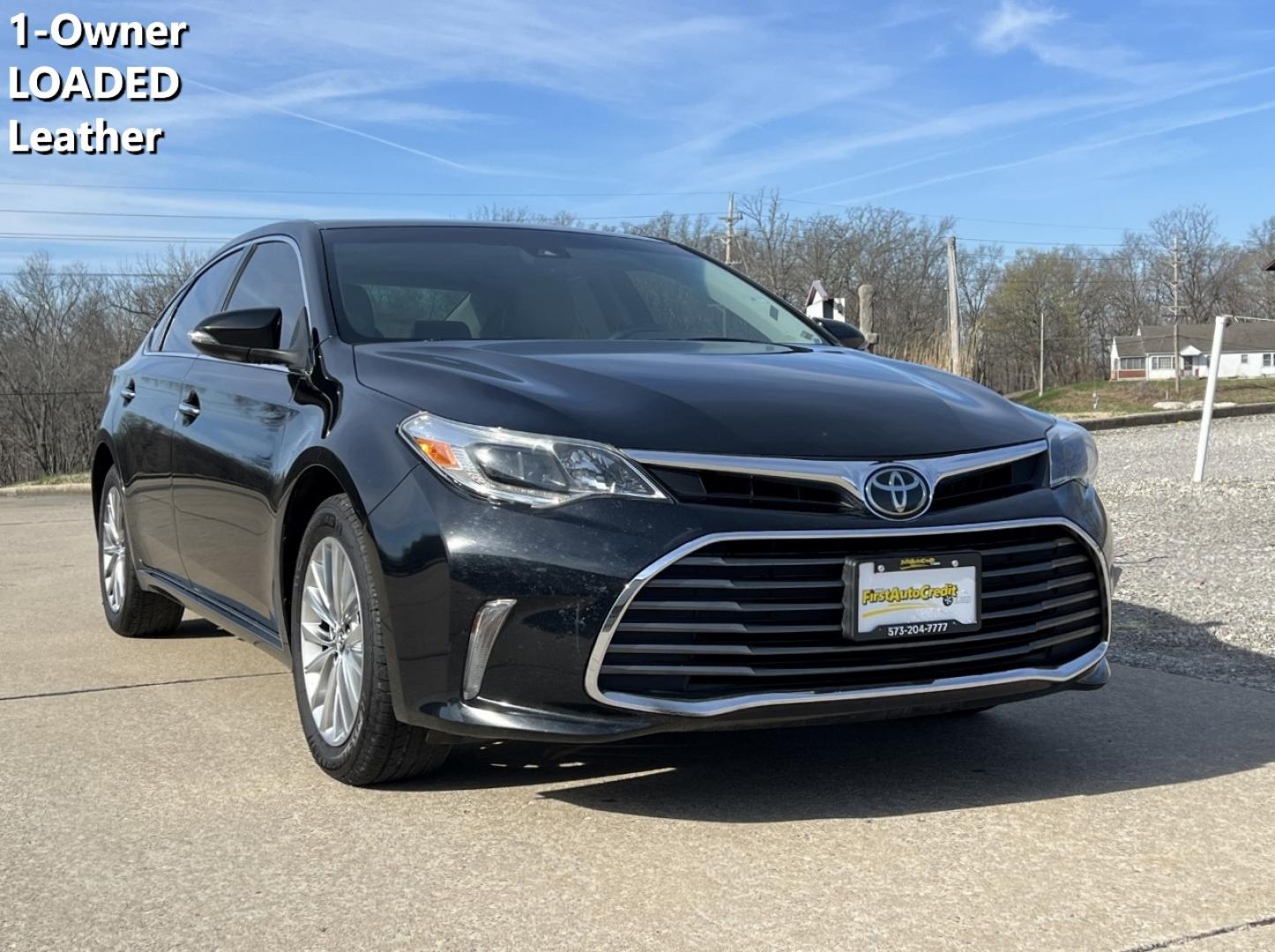 2017 BLACK /Gray Leather TOYOTA AVALON XLE (4T1BK1EB6HU) with an 3.5L V6 engine, Automatic transmission, located at 2990 Old Orchard Rd., Jackson, MO, 63755, 37.354214, -89.612106 - 2017 Toyota Avalon XLE 1-Owner 127xxx miles Front Wheel Drive 3.5L V6 Automatic Leather Navigation Power/Heated/Cooled Seats Heated Rear Seats Backup Camera Sunroof Bluetooth Cruise Power Windows/Locks/Mirrors We have financing available and we accept trades! Fill out a credit applica - Photo#0