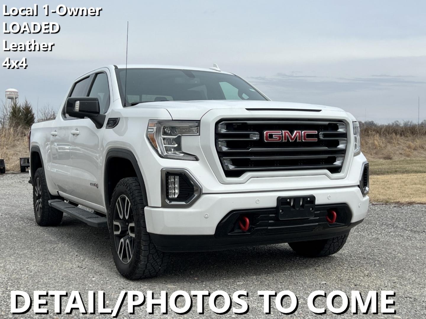 2020 WHITE /Black Leather GMC SIERRA 1500 AT4 (1GTP9EEDXLZ) with an 5.3L V8 engine, Automatic transmission, located at 2990 Old Orchard Rd., Jackson, MO, 63755, 37.354214, -89.612106 - We have financing available and we accept trades! Fill out a credit application on our website or come by today! If you have any questions, give us a call at (573) 204-7777 or visit our website at firstautocredit.com. - Photo#0