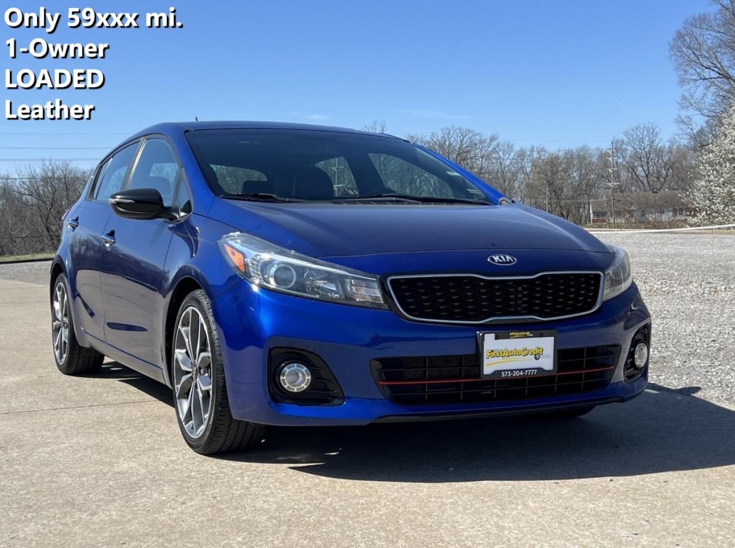 2018 BLUE /Black Leather KIA FORTE SX (3KPFN5A36JE) with an 1.6L 4 Cyl. engine, 6-Speed Manual transmission, located at 2990 Old Orchard Rd., Jackson, MO, 63755, 37.354214, -89.612106 - 2018 Kia Forte SX 1-Owner Only 59xxx miles Front Wheel Drive 1.6L 4 Cyl. 6-Speed Manual Leather Navigation Power/Heated/Cooled Seats Backup Camera Sunroof Bluetooth Cruise Power Windows/Locks/Mirrors We have financing available and we accept trades! Fill out a credit application on our - Photo#0