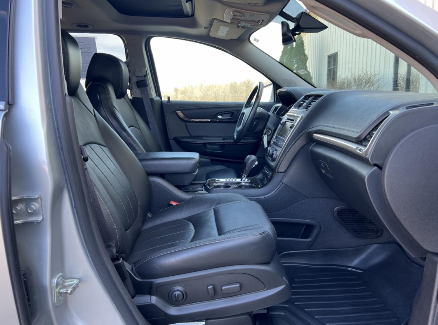 2015 SILVER /Black Leather GMC ACADIA DENALI (1GKKRTKD2FJ) with an 3.6L V6 engine, Automatic transmission, located at 506 S. Kingshighway, Cape Girardeau, MO, 63703, 37.294994, -89.556206 - 2015 GMC Acadia Denali Only 97xxx miles Front Wheel Drive 3.6L V6 Automatic Leather 3rd Row Navigation Rear Entertainment Power/Heated/Cooled Seats Heated Steering Wheel Backup Camera Sunroof Bluetooth Remote Start Cruise Power Windows/Locks/Mirrors We have financing available and w - Photo#19