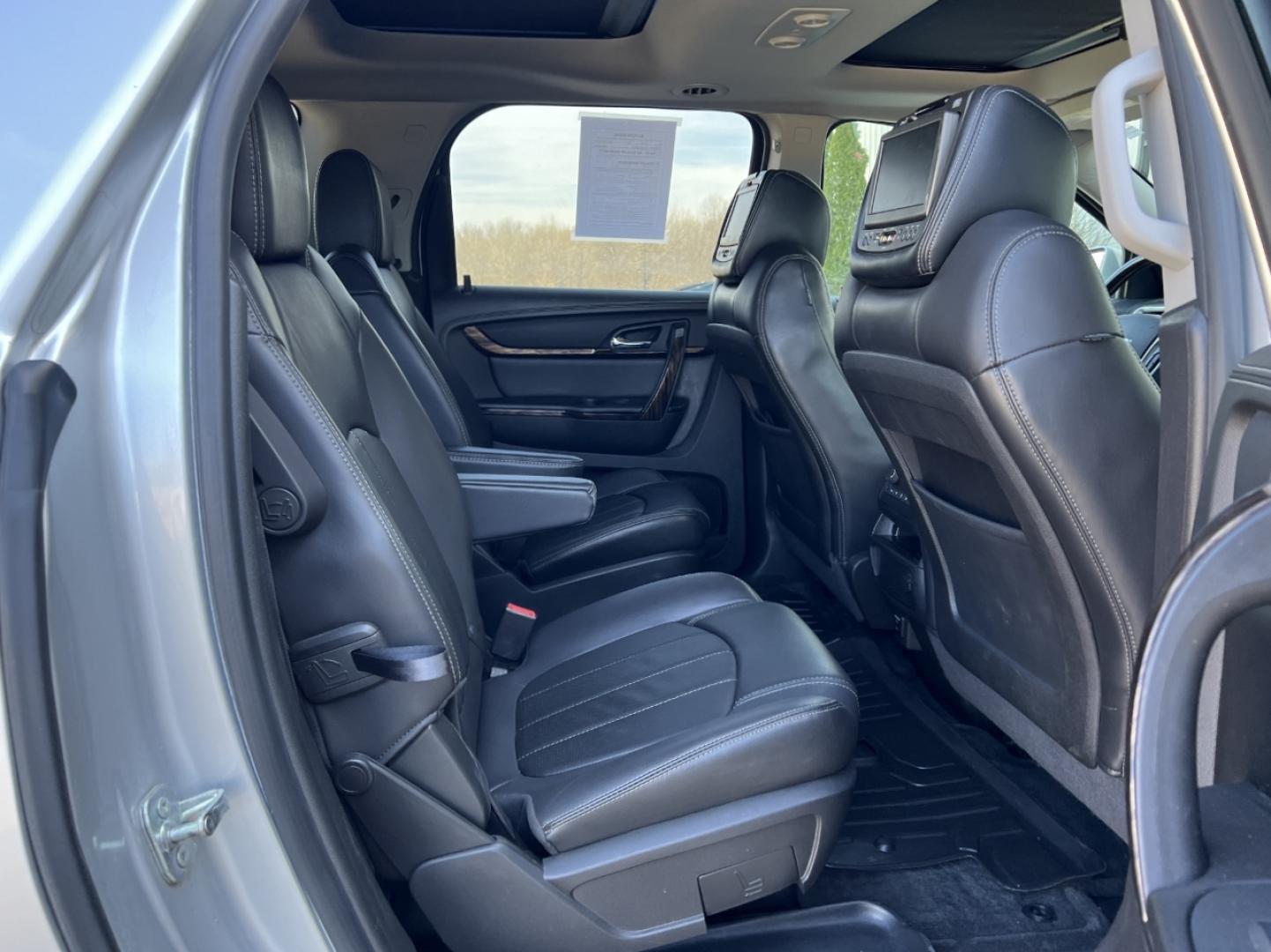 2015 SILVER /Black Leather GMC ACADIA DENALI (1GKKRTKD2FJ) with an 3.6L V6 engine, Automatic transmission, located at 506 S. Kingshighway, Cape Girardeau, MO, 63703, 37.294994, -89.556206 - 2015 GMC Acadia Denali Only 97xxx miles Front Wheel Drive 3.6L V6 Automatic Leather 3rd Row Navigation Rear Entertainment Power/Heated/Cooled Seats Heated Steering Wheel Backup Camera Sunroof Bluetooth Remote Start Cruise Power Windows/Locks/Mirrors We have financing available and w - Photo#21