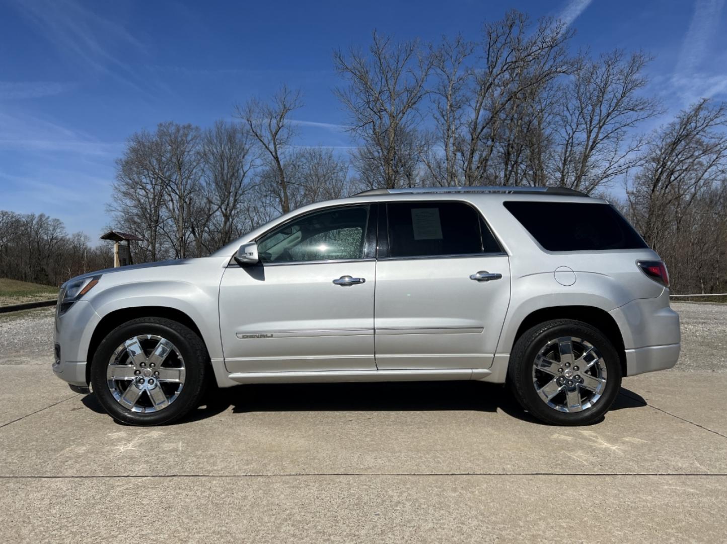 2015 SILVER /Black Leather GMC ACADIA DENALI (1GKKRTKD2FJ) with an 3.6L V6 engine, Automatic transmission, located at 506 S. Kingshighway, Cape Girardeau, MO, 63703, 37.294994, -89.556206 - 2015 GMC Acadia Denali Only 97xxx miles Front Wheel Drive 3.6L V6 Automatic Leather 3rd Row Navigation Rear Entertainment Power/Heated/Cooled Seats Heated Steering Wheel Backup Camera Sunroof Bluetooth Remote Start Cruise Power Windows/Locks/Mirrors We have financing available and w - Photo#10