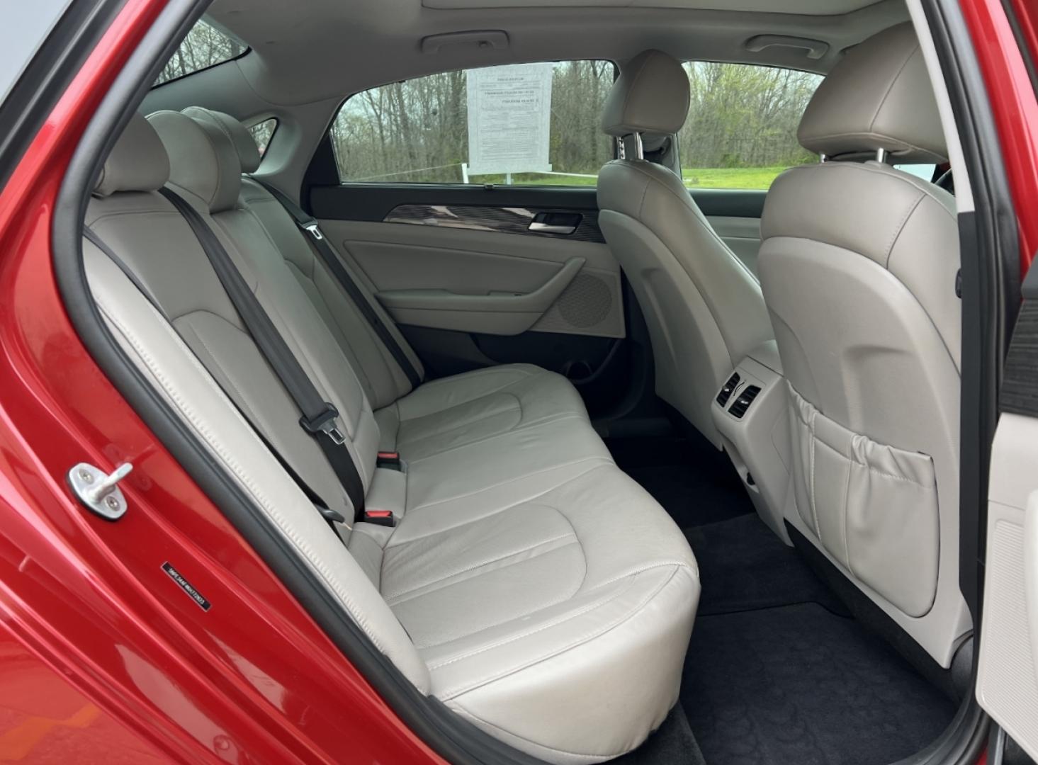 2019 RED /Gray Leather HYUNDAI SONATA LIMITED (5NPE34AF4KH) with an 2.4L 4 Cyl. engine, Automatic transmission, located at 506 S. Kingshighway, Cape Girardeau, MO, 63703, 37.294994, -89.556206 - 2019 Hyundai Sonata Limited 130xxx miles Front Wheel Drive 2.4L 4 Cyl. Automatic Leather Navigation Power/Heated/Cooled Seats Heated Steering Wheel Backup Camera Sunroof Bluetooth Cruise Power Windows/Locks/Mirrors We have financing available and we accept trades! Fill out a credit app - Photo#19
