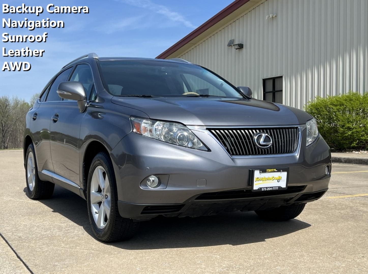 2012 GREY /Black Leather LEXUS RX 350 (2T2BK1BAXCC) with an 3.5L V6 engine, Automatic transmission, located at 506 S. Kingshighway, Cape Girardeau, MO, 63703, 37.294994, -89.556206 - 2012 Lexus RX 350 124xxx miles All Wheel Drive 3.5L V6 Automatic Leather Navigation Power Seats Backup Camera Sunroof Cruise Power Windows/Locks/Mirrors We have financing available and we accept trades! Fill out a credit application on our website or come by today! If you have any quest - Photo#0