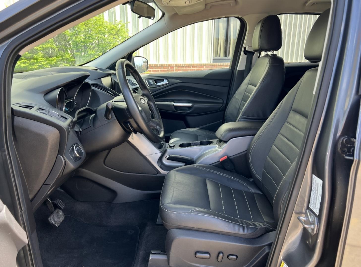 2014 GRAY /Black Leather Ford Escape SE FWD (1FMCU0GX1EU) with an 1.6L 4 Cyl. engine, Automatic transmission, located at 2990 Old Orchard Rd., Jackson, MO, 63755, 37.354214, -89.612106 - 2014 Ford Escape SE Only 90xxx miles Front Wheel Drive 1.6L 4 Cyl. Automatic Leather Power Driver Seat Heated Seats Backup Camera Bluetooth Cruise Power Windows/Locks/Mirrors We have financing available and we accept trades! Fill out a credit application on our website or come by today! - Photo#14