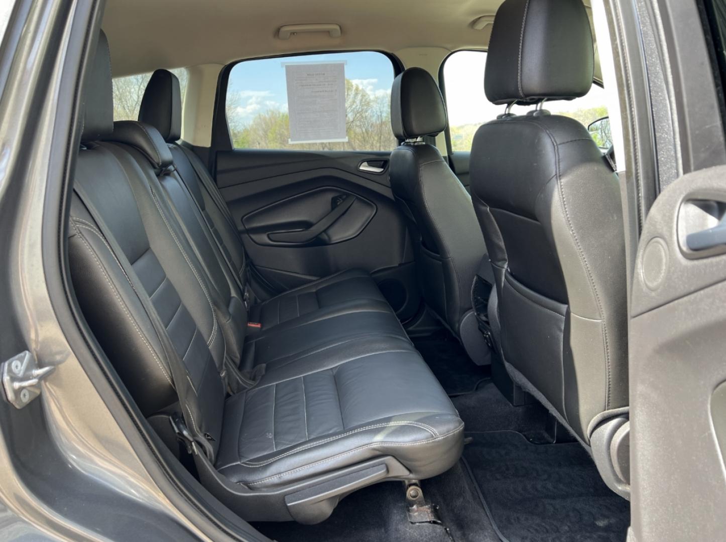 2014 GRAY /Black Leather Ford Escape SE FWD (1FMCU0GX1EU) with an 1.6L 4 Cyl. engine, Automatic transmission, located at 2990 Old Orchard Rd., Jackson, MO, 63755, 37.354214, -89.612106 - 2014 Ford Escape SE Only 90xxx miles Front Wheel Drive 1.6L 4 Cyl. Automatic Leather Power Driver Seat Heated Seats Backup Camera Bluetooth Cruise Power Windows/Locks/Mirrors We have financing available and we accept trades! Fill out a credit application on our website or come by today! - Photo#18