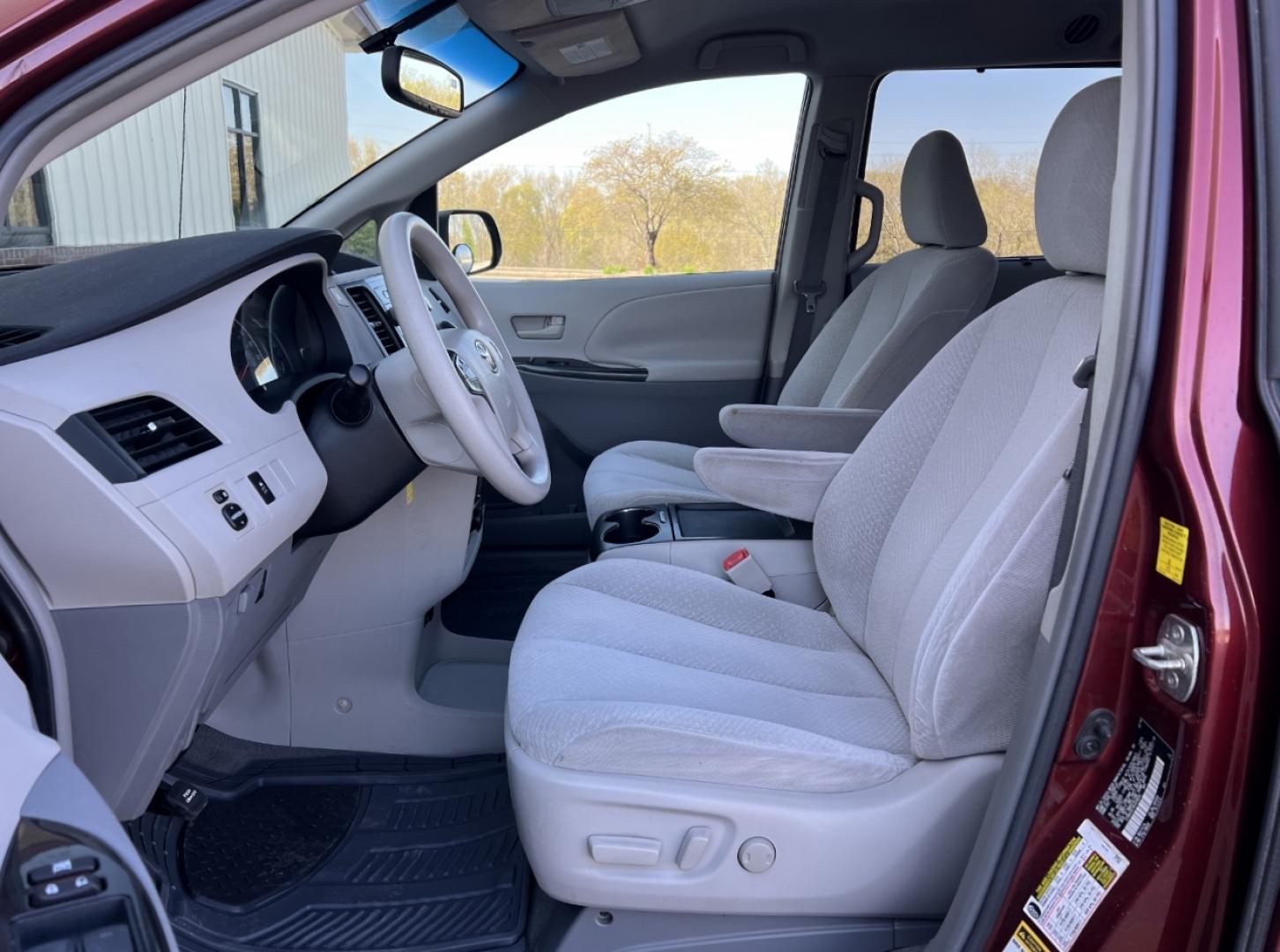 2011 MAROON /Gray Cloth Toyota Sienna LE 8-Pass V6 (5TDKK3DC4BS) with an 3.5L V6 engine, Automatic transmission, located at 2990 Old Orchard Rd., Jackson, MO, 63755, 37.354214, -89.612106 - 2011 Toyota Sienna LE Local 1-Owner 199xxx miles Front Wheel Drive 3.5L V6 Automatic 3rd Row Power Driver Seat Backup Camera Cruise Power Windows/Locks/Mirrors We have financing available and we accept trades! Fill out a credit application on our website or come by today! If you have any - Photo#12