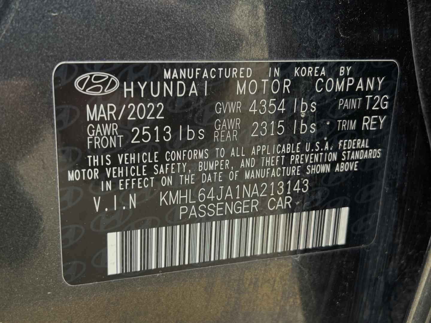 2022 GRAY /Gray Cloth Hyundai Sonata SEL (KMHL64JA1NA) with an 2.5L 4 Cyl. engine, Automatic transmission, located at 2990 Old Orchard Rd., Jackson, MO, 63755, 37.354214, -89.612106 - 2022 Hyundai Sonata SEL Local 1-Owner 75xxx miles Front Wheel Drive 2.5L 4 Cyl. Automatic Backup Camera Power Driver Seat Heated Seats Bluetooth Remote Start Cruise Power Windows/Locks/Mirrors We have financing available and we accept trades! Fill out a credit application on our website - Photo#41