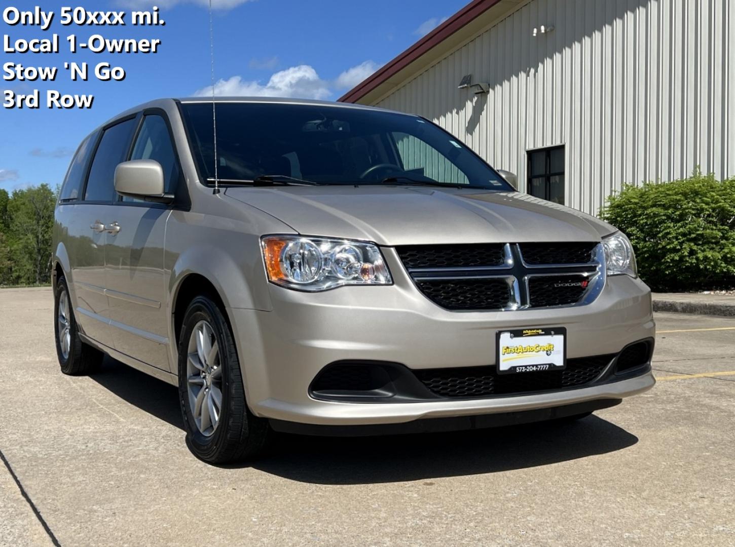 2015 GOLD /Black Cloth Dodge Grand Caravan SE (2C4RDGBG7FR) with an 3.6L V6 engine, Automatic transmission, located at 2990 Old Orchard Rd., Jackson, MO, 63755, 37.354214, -89.612106 - 2015 Dodge Grand Caravan SE Local 1-Owner Only 50xxx miles Front Wheel Drive 3.6L V6 Automatic 3rd Row Stow 'N Go Cruise Power Windows/Locks/Mirrors We have financing available and we accept trades! Fill out a credit application on our website or come by today! If you have any questions, - Photo#0