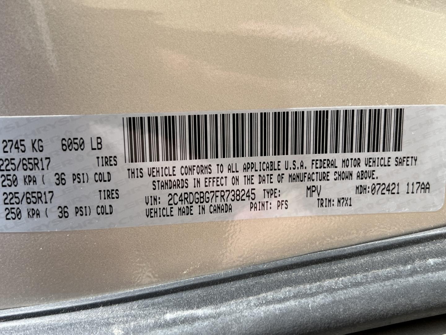 2015 GOLD /Black Cloth Dodge Grand Caravan SE (2C4RDGBG7FR) with an 3.6L V6 engine, Automatic transmission, located at 2990 Old Orchard Rd., Jackson, MO, 63755, 37.354214, -89.612106 - 2015 Dodge Grand Caravan SE Local 1-Owner Only 50xxx miles Front Wheel Drive 3.6L V6 Automatic 3rd Row Stow 'N Go Cruise Power Windows/Locks/Mirrors We have financing available and we accept trades! Fill out a credit application on our website or come by today! If you have any questions, - Photo#40