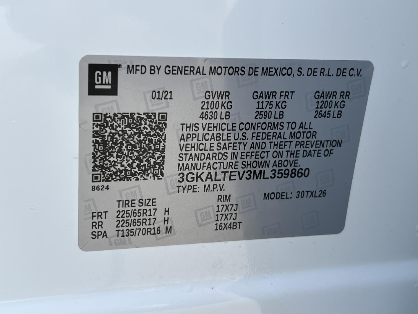 2021 WHITE /Gray Cloth GMC Terrain SLE AWD (3GKALTEV3ML) with an 1.5L 4 Cyl. TURBO engine, Automatic transmission, located at 2990 Old Orchard Rd., Jackson, MO, 63755, 37.354214, -89.612106 - 2021 GMC Terrain SLE 70xxx miles All Wheel Drive 1.5L 4 Cyl. Automatic Backup Camera Power Driver Seat Heated Seats Bluetooth Remote Start Cruise Power Windows/Locks/Mirrors We have financing available and we accept trades! Fill out a credit application on our website or come by today! - Photo#46
