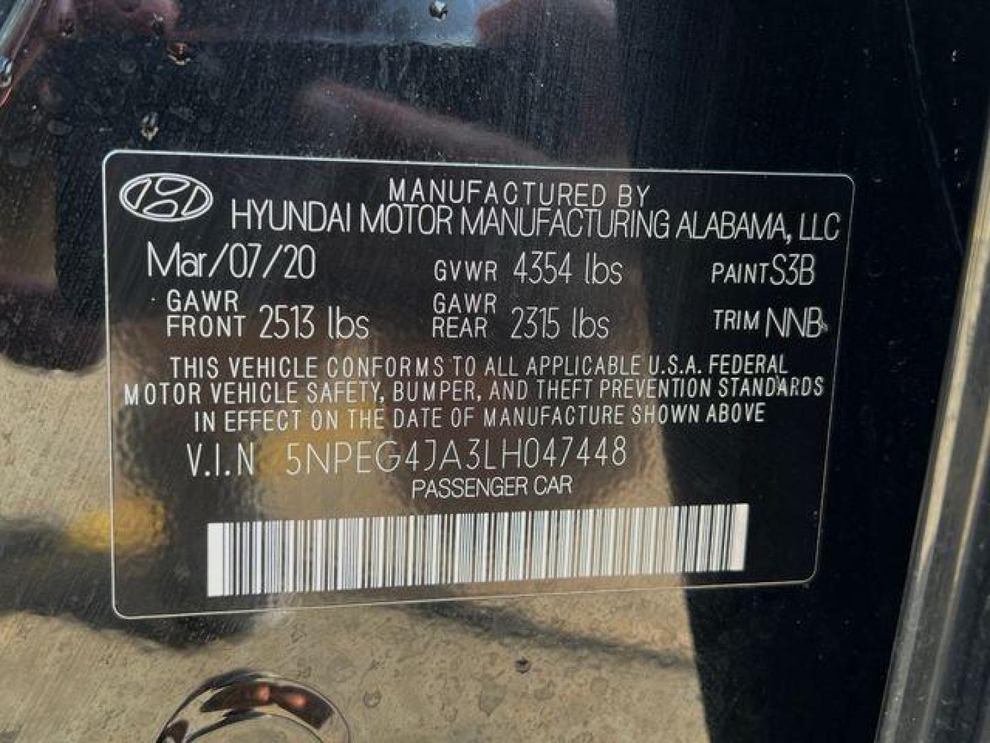 2020 BLACK /Gray Cloth HYUNDAI SONATA SE (5NPEG4JA3LH) with an 2.5L 4 Cyl. engine, Automatic transmission, located at 2990 Old Orchard Rd., Jackson, MO, 63755, 37.354214, -89.612106 - 2020 Hyundai Sonata SE Only 25xxx miles Front Wheel Drive 2.5L 4 Cyl. Automatic Backup Camera Bluetooth Cruise Power Windows/Locks/Mirrors We have financing available and we accept trades! Fill out a credit application on our website or come by today! If you have any questions, give us a c - Photo#37