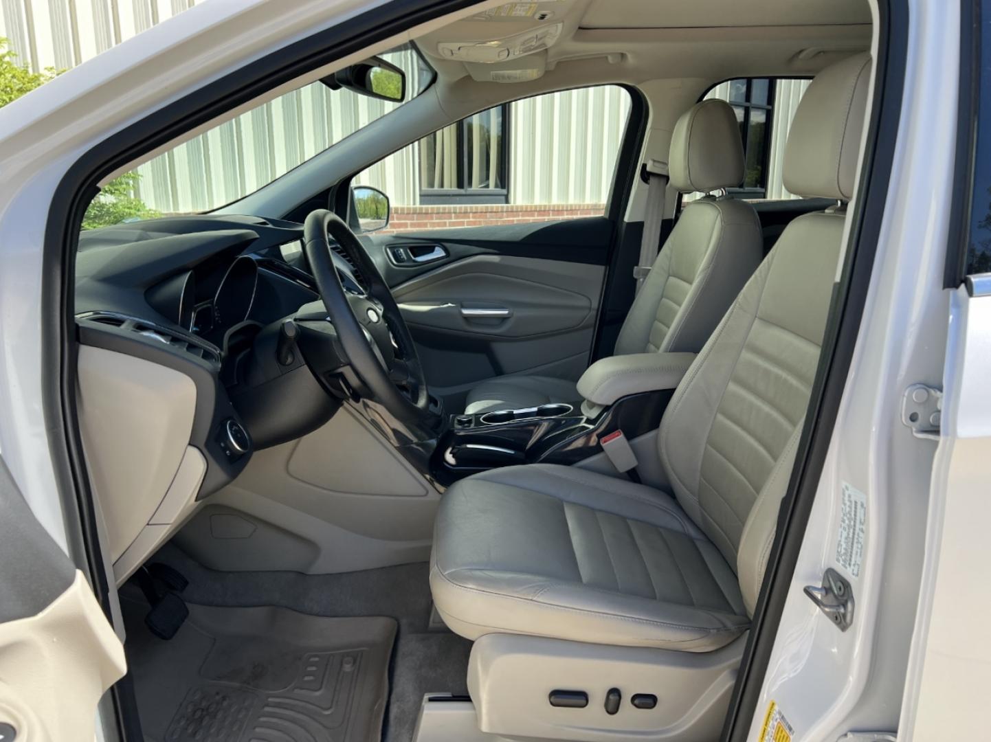 2016 WHITE /Tan Leather Ford Escape Titanium FWD (1FMCU0J9XGU) with an 2.0L 4 Cyl. engine, Automatic transmission, located at 2990 Old Orchard Rd., Jackson, MO, 63755, 37.354214, -89.612106 - 2016 Ford Escape Titanium Only 90xxx miles Front Wheel Drive 2.0L 4 Cyl. Automatic Leather Navigation Power/Heated Seats Backup Camera Sunroof Bluetooth Remote Start Cruise Power Window/Locks/Mirrors We have financing available and we accept trades! Fill out a credit application on our - Photo#16