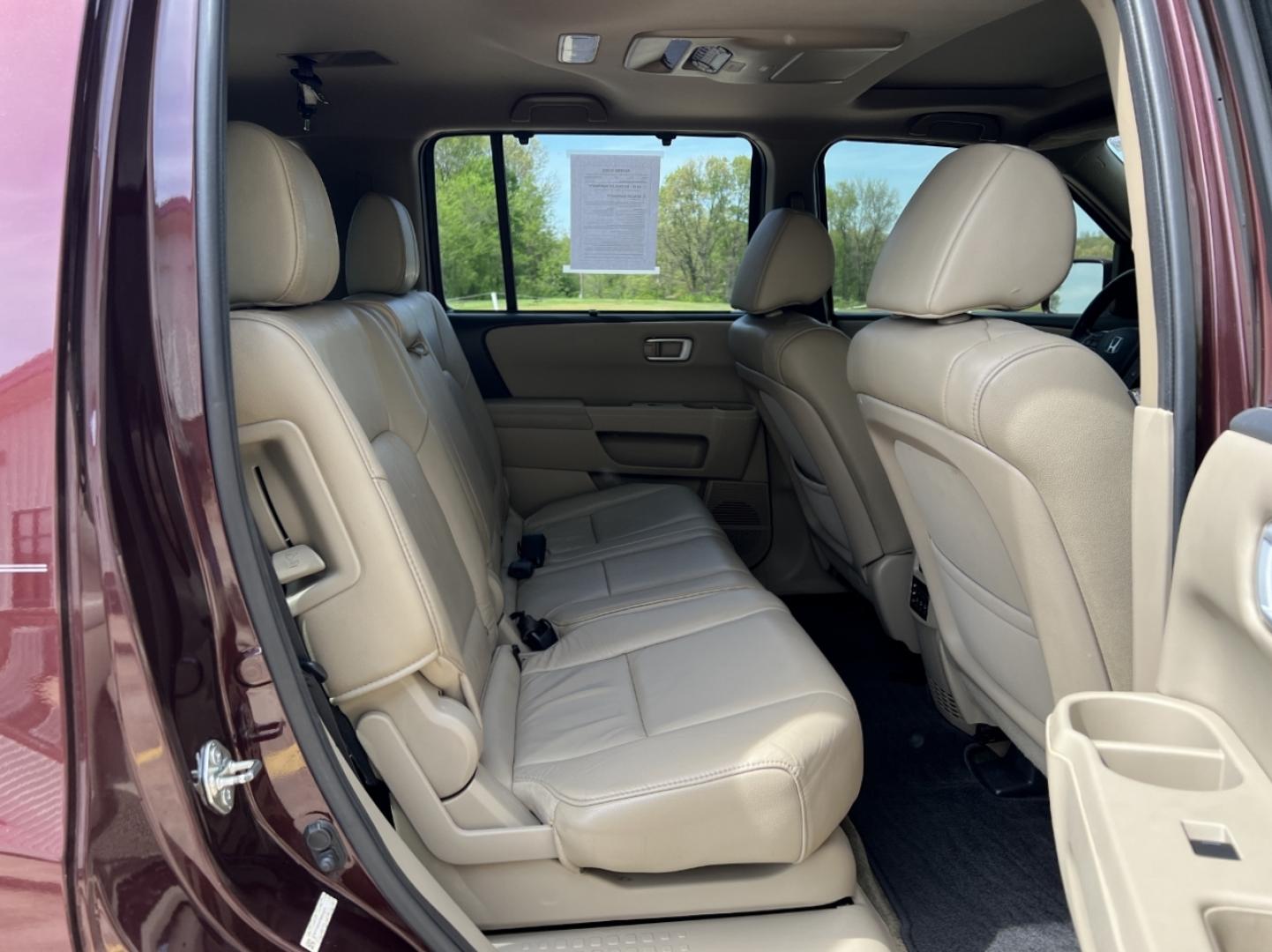 2015 MAROON /Tan Leather Honda Pilot Touring 2WD (5FNYF3H94FB) with an 3.5L V6 engine, Automatic transmission, located at 2990 Old Orchard Rd., Jackson, MO, 63755, 37.354214, -89.612106 - 2015 Honda Pilot Touring 145xxx miles Front Wheel Drive 3.5L V6 Automatic Leather 3rd Row Rear Entertainment Navigation Power/Heated Seats Bluetooth Cruise Power Windows/Locks/Mirrors We have financing available and we accept trades! Fill out a credit application on our website or come - Photo#20