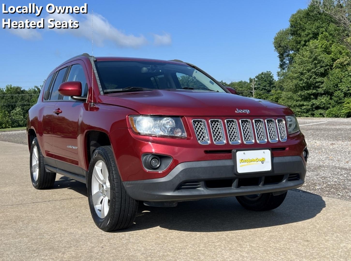 2014 RED /Black Cloth Jeep Compass Latitude FWD (1C4NJCEB1ED) with an 2.4L 4 Cyl. engine, Automatic transmission, located at 2990 Old Orchard Rd., Jackson, MO, 63755, 37.354214, -89.612106 - 2014 Jeep Compass Latitude 127xxx miles Front Wheel Drive 2.4L 4 Cyl. Automatic Heated Seats Remote Start Cruise Power Windows/Locks/Mirrors We have financing available and we accept trades! Fill out a credit application on our website or come by today! If you have any questions, give us a - Photo#0