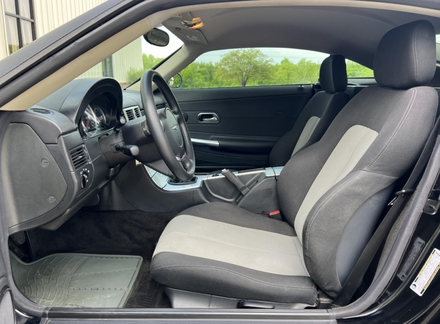 2007 Black /Black Cloth Chrysler Crossfire Coupe (1C3LN59L37X) with an 3.2L V6 engine, 6-Speed Manual transmission, located at 2990 Old Orchard Rd., Jackson, MO, 63755, 37.354214, -89.612106 - 2007 Chrysler Crossfire 156xxx miles Rear Wheel Drive 3.2L V6 6-Speed Manual Cruise Power Windows/Locks/Mirrors We have financing available and we accept trades! Fill out a credit application on our website or come by today! If you have any questions, give us a call at (573) 204-7777 or visi - Photo#10