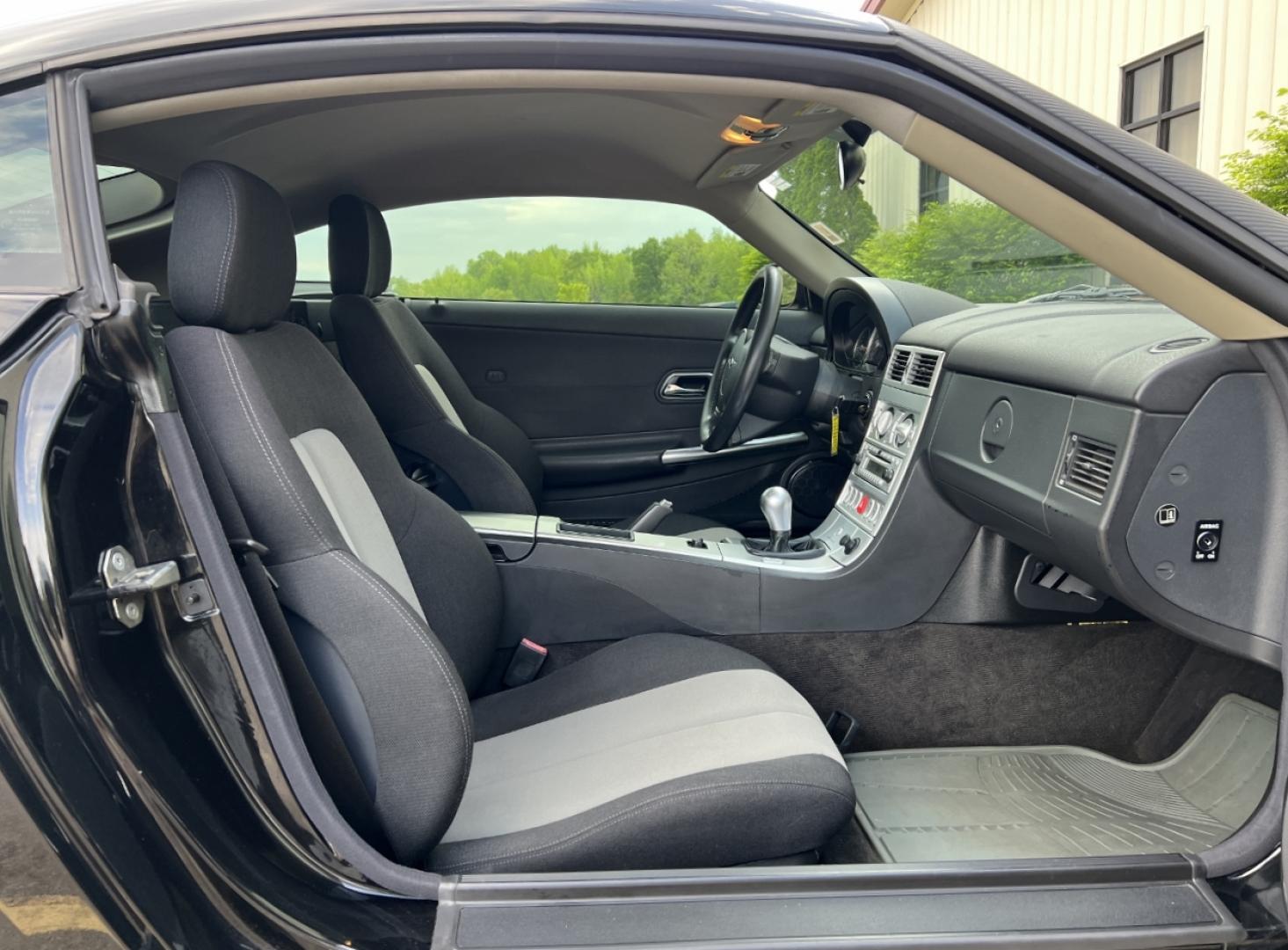2007 Black /Black Cloth Chrysler Crossfire Coupe (1C3LN59L37X) with an 3.2L V6 engine, 6-Speed Manual transmission, located at 2990 Old Orchard Rd., Jackson, MO, 63755, 37.354214, -89.612106 - 2007 Chrysler Crossfire 156xxx miles Rear Wheel Drive 3.2L V6 6-Speed Manual Cruise Power Windows/Locks/Mirrors We have financing available and we accept trades! Fill out a credit application on our website or come by today! If you have any questions, give us a call at (573) 204-7777 or visi - Photo#12
