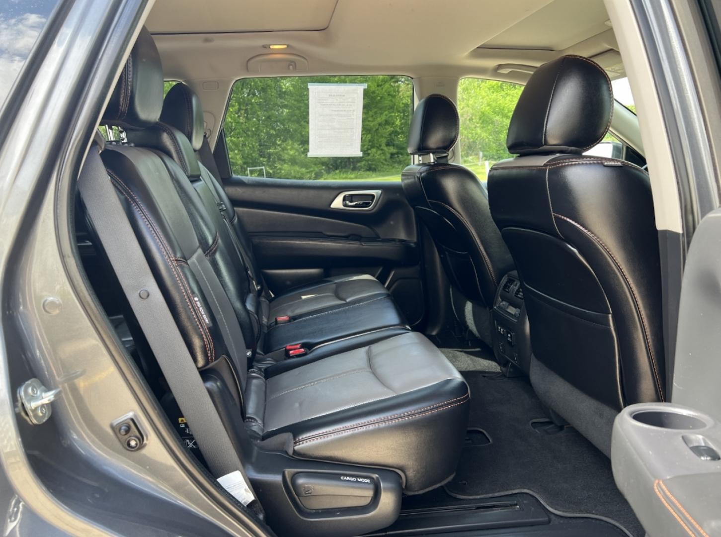 2019 GRAY /Black/Gray Leather Nissan Pathfinder SL 4WD (5N1DR2MM2KC) with an 3.5L V6 engine, CVT transmission, located at 2990 Old Orchard Rd., Jackson, MO, 63755, 37.354214, -89.612106 - 2019 Nissan Pathfinder SL Rock Creek 1-Owner 160xxx miles 4 Wheel Drive 3.5L V6 Automatic Leather 3rd Row Navigation Power/Heated Seats Heated Rear Seats Heated Steering Wheel Sunroof Backup Camera Bluetooth Remote Start Cruise Power Windows/Locks/Mirrors We have financing availabl - Photo#21