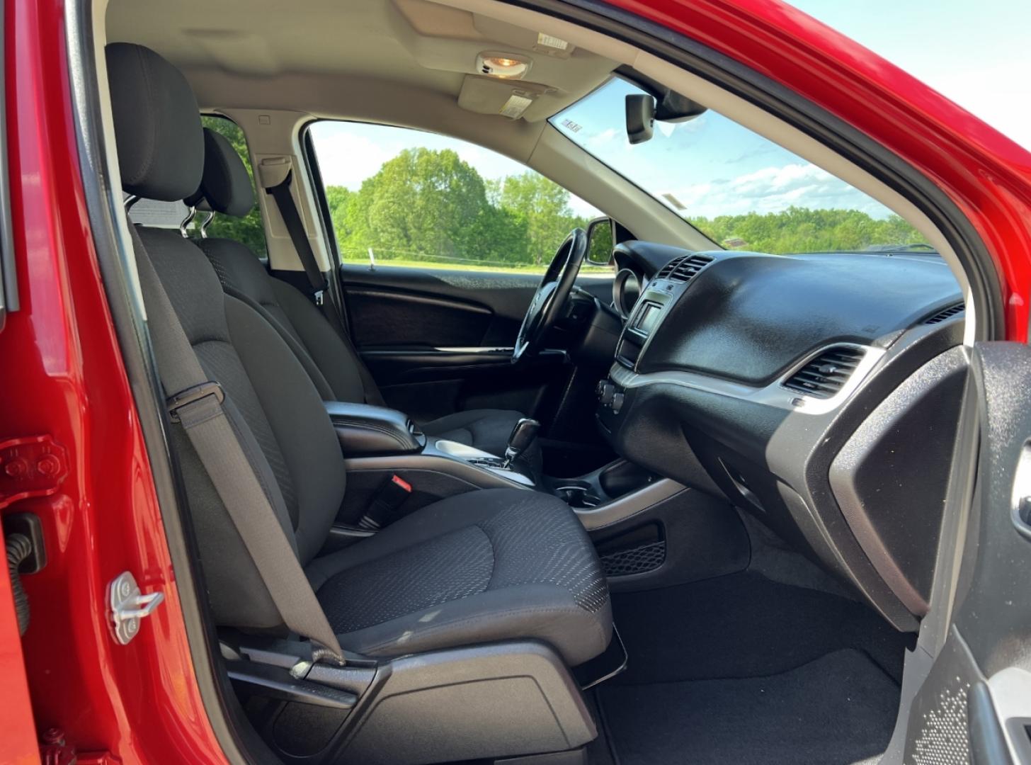 2018 RED /Black Cloth Dodge Journey SE (3C4PDCAB3JT) with an 2.4L 4 Cyl. engine, Automatic transmission, located at 2990 Old Orchard Rd., Jackson, MO, 63755, 37.354214, -89.612106 - 2018 Dodge Journey SE 88xxx miles Front Wheel Drive 2.4L 4 Cyl. Automatic 3rd Row Backup Camera Cruise Power Windows/Locks/Mirrors We have financing available and we accept trades! Fill out a credit application on our website or come by today! If you have any questions, give us a call at ( - Photo#12