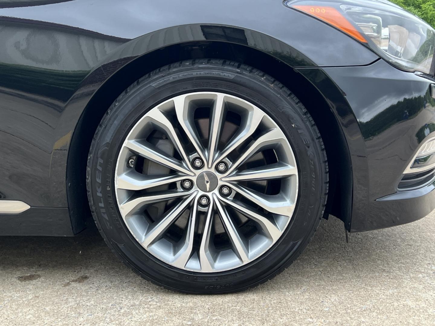 2016 BLACK /Tan Leather Hyundai Genesis 3.8L (KMHGN4JE3GU) with an 3.8L V6 engine, Automatic transmission, located at 506 S. Kingshighway, Cape Girardeau, MO, 63703, (573) 235-5000, 37.294994, -89.556206 - 2016 Hyundai Genesis 1-Owner 120xxx miles Rear Wheel Drive 3.8L V6 Automatic Leather Navigation Backup Camera Power/Heated/Cooled Seats Heated Steering Wheel Sunroof Bluetooth Cruise Power Windows/Locks/Mirrors We have financing available and we accept trades! Fill out a credit applic - Photo#41