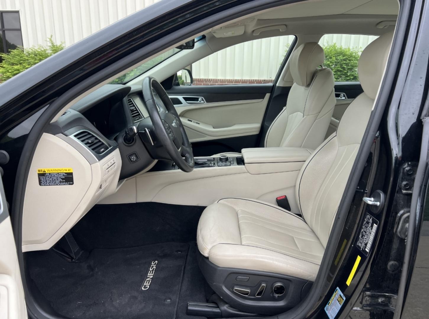 2016 BLACK /Tan Leather Hyundai Genesis 3.8L (KMHGN4JE3GU) with an 3.8L V6 engine, Automatic transmission, located at 506 S. Kingshighway, Cape Girardeau, MO, 63703, (573) 235-5000, 37.294994, -89.556206 - 2016 Hyundai Genesis 1-Owner 120xxx miles Rear Wheel Drive 3.8L V6 Automatic Leather Navigation Backup Camera Power/Heated/Cooled Seats Heated Steering Wheel Sunroof Bluetooth Cruise Power Windows/Locks/Mirrors We have financing available and we accept trades! Fill out a credit applic - Photo#15
