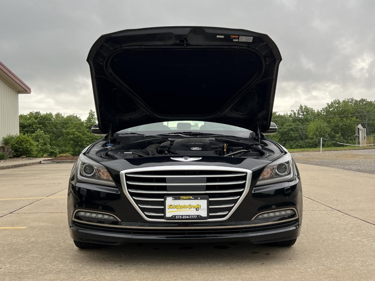 2016 BLACK /Tan Leather Hyundai Genesis 3.8L (KMHGN4JE3GU) with an 3.8L V6 engine, Automatic transmission, located at 506 S. Kingshighway, Cape Girardeau, MO, 63703, (573) 235-5000, 37.294994, -89.556206 - 2016 Hyundai Genesis 1-Owner 120xxx miles Rear Wheel Drive 3.8L V6 Automatic Leather Navigation Backup Camera Power/Heated/Cooled Seats Heated Steering Wheel Sunroof Bluetooth Cruise Power Windows/Locks/Mirrors We have financing available and we accept trades! Fill out a credit applic - Photo#35
