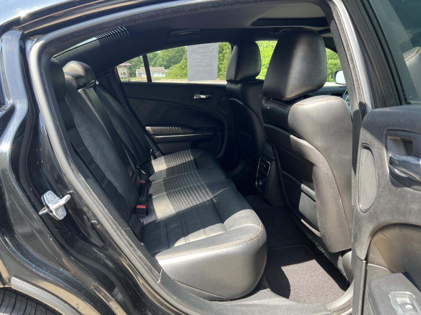 2014 BLACK /Black Leather Dodge Charger R/T (2C3CDXCT3EH) with an 5.7L V8 HEMI engine, Automatic transmission, located at 2990 Old Orchard Rd., Jackson, MO, 63755, 37.354214, -89.612106 - 2014 Dodge Charger R/T 100th Anniversary 107xxx miles Rear Wheel Drive 5.7L V8 HEMI Automatic Leather 20" Wheels Navigation Power/Heated Seats Heated Rear Seats Heated Steering Wheel Backup Camera Sunroof Bluetooth Remote Start Cruise Power Windows/Locks/Mirrors We have financing av - Photo#20