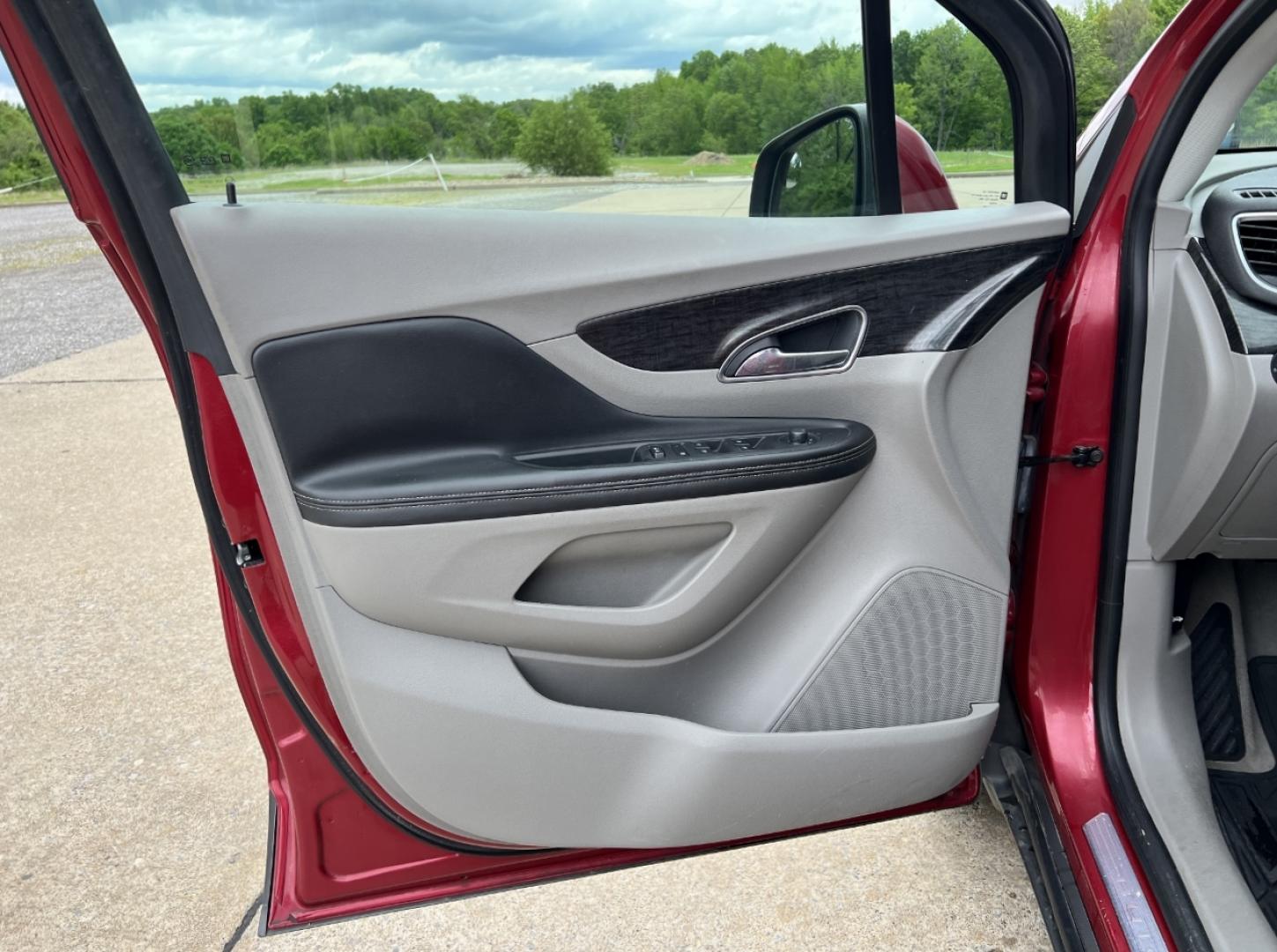 2013 RED /Gray Leather Buick Encore Leather FWD (KL4CJCSB9DB) with an 1.4L 4 Cyl. TURBO engine, Automatic transmission, located at 2990 Old Orchard Rd., Jackson, MO, 63755, 37.354214, -89.612106 - 2013 Buick Encore 109xxx miles Front Wheel Drive 1.4L 4 Cyl. Automatic Leather Backup Camera Power/Heated Seats Heated Steering Wheel Sunroof Bluetooth Cruise Remote Start Power Windows/Locks/Mirrors We have financing available and we accept trades! Fill out a credit application on our - Photo#8