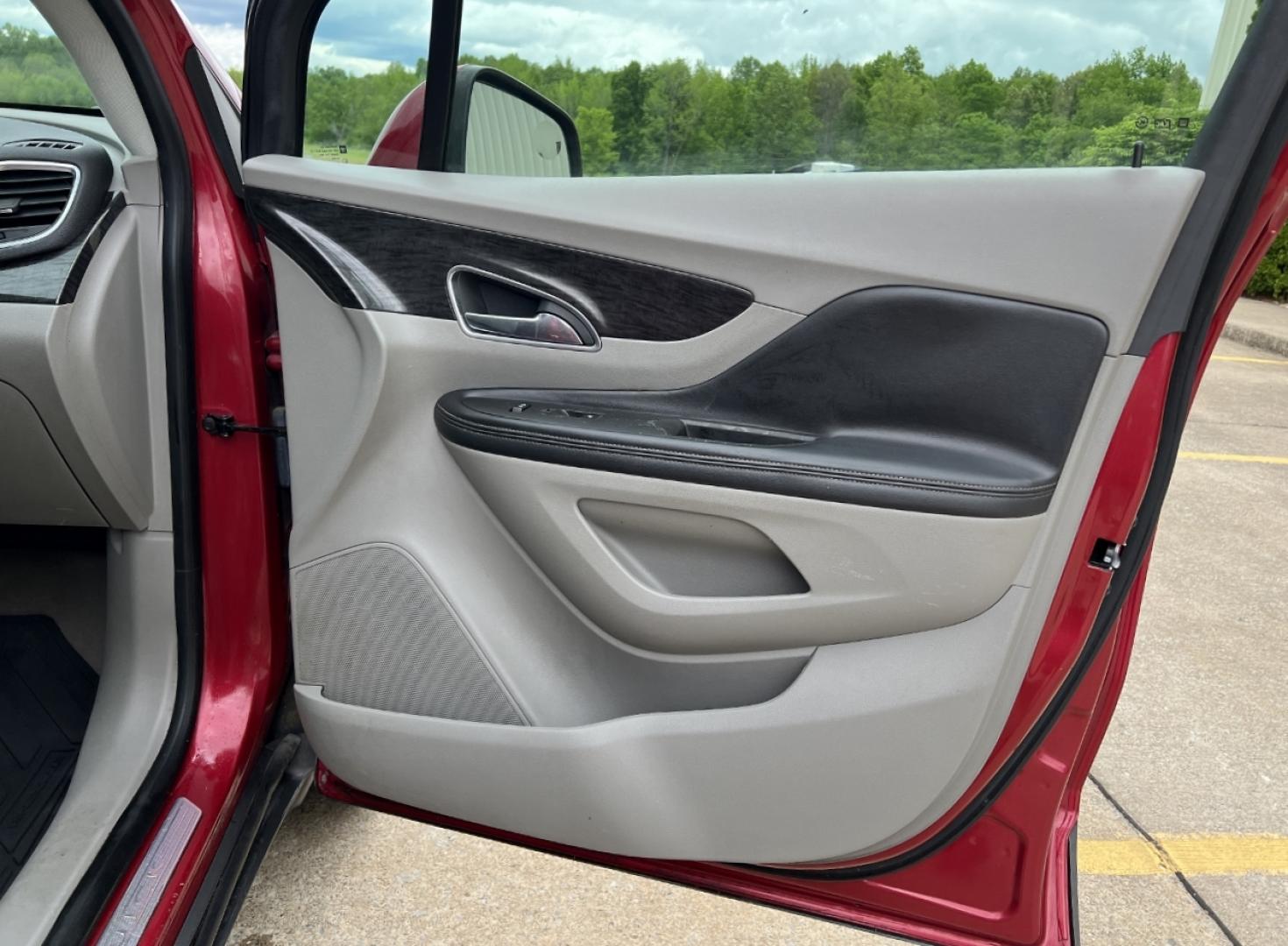 2013 RED /Gray Leather Buick Encore Leather FWD (KL4CJCSB9DB) with an 1.4L 4 Cyl. TURBO engine, Automatic transmission, located at 2990 Old Orchard Rd., Jackson, MO, 63755, 37.354214, -89.612106 - 2013 Buick Encore 109xxx miles Front Wheel Drive 1.4L 4 Cyl. Automatic Leather Backup Camera Power/Heated Seats Heated Steering Wheel Sunroof Bluetooth Cruise Remote Start Power Windows/Locks/Mirrors We have financing available and we accept trades! Fill out a credit application on our - Photo#12